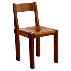 Chaise de salle à manger S24 de Pierre Chapo, 1967