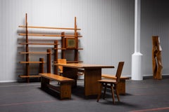 Pierre Chapo S28 chair in elm wood France 1972