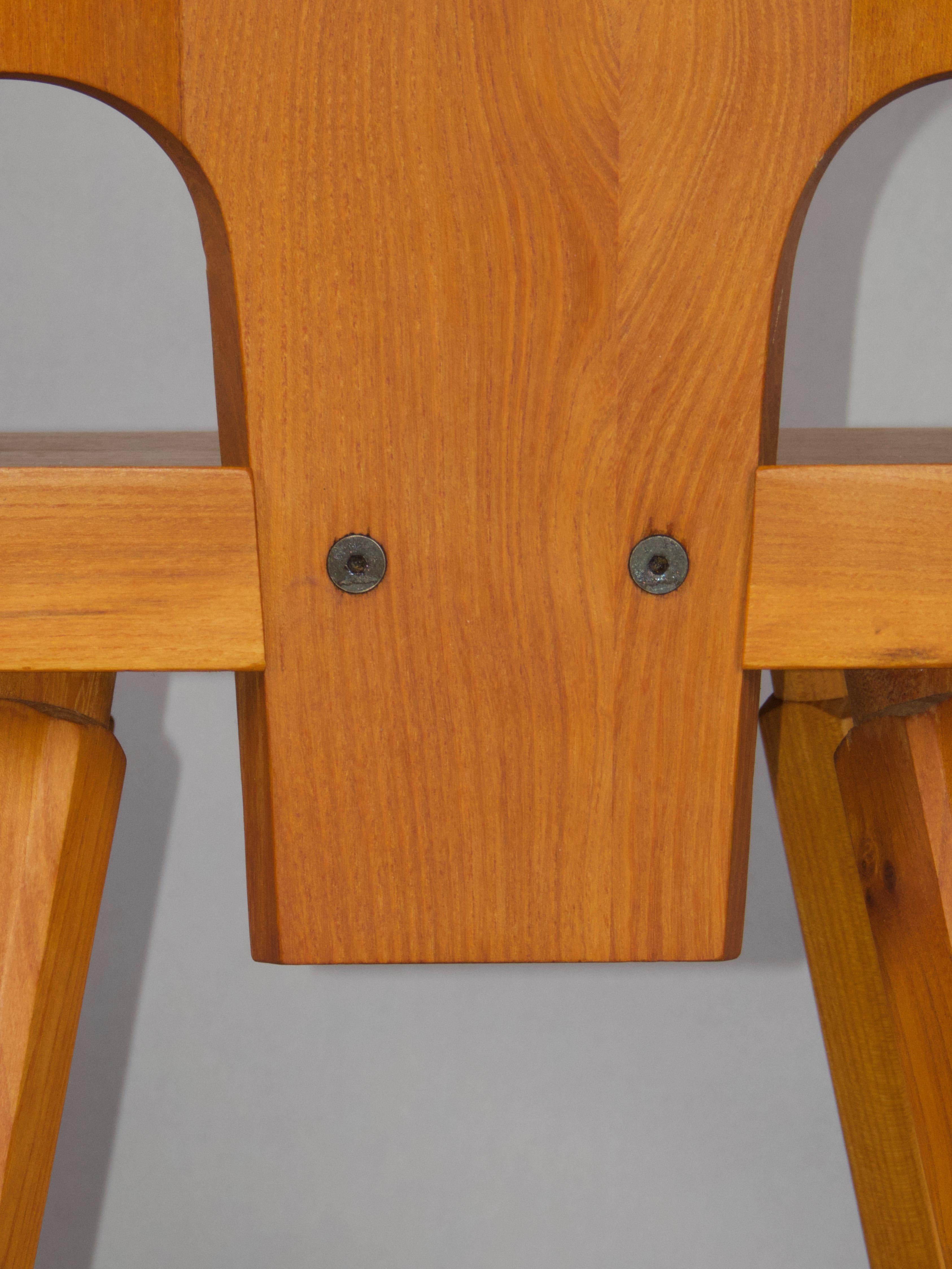 Late 20th Century Pierre Chapo S28 chair in elm wood France 1972 For Sale
