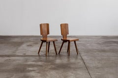 Pierre Chapo “S28” Dining Chairs for Atelier Pierre Chapo, 1972, Set of 2