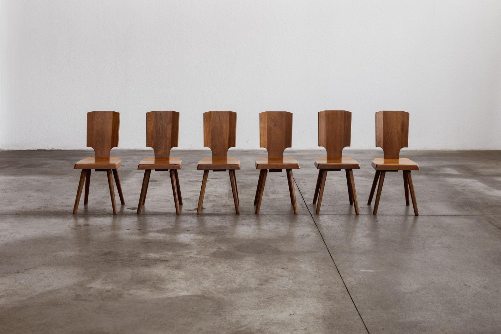 Francese Sedie da pranzo Pierre Chapo 