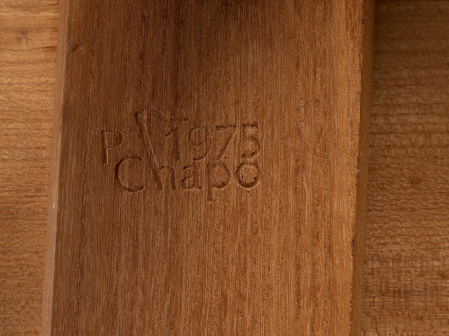Pierre Chapo S28 Dining Chairs in Solid Elm, 1975 2
