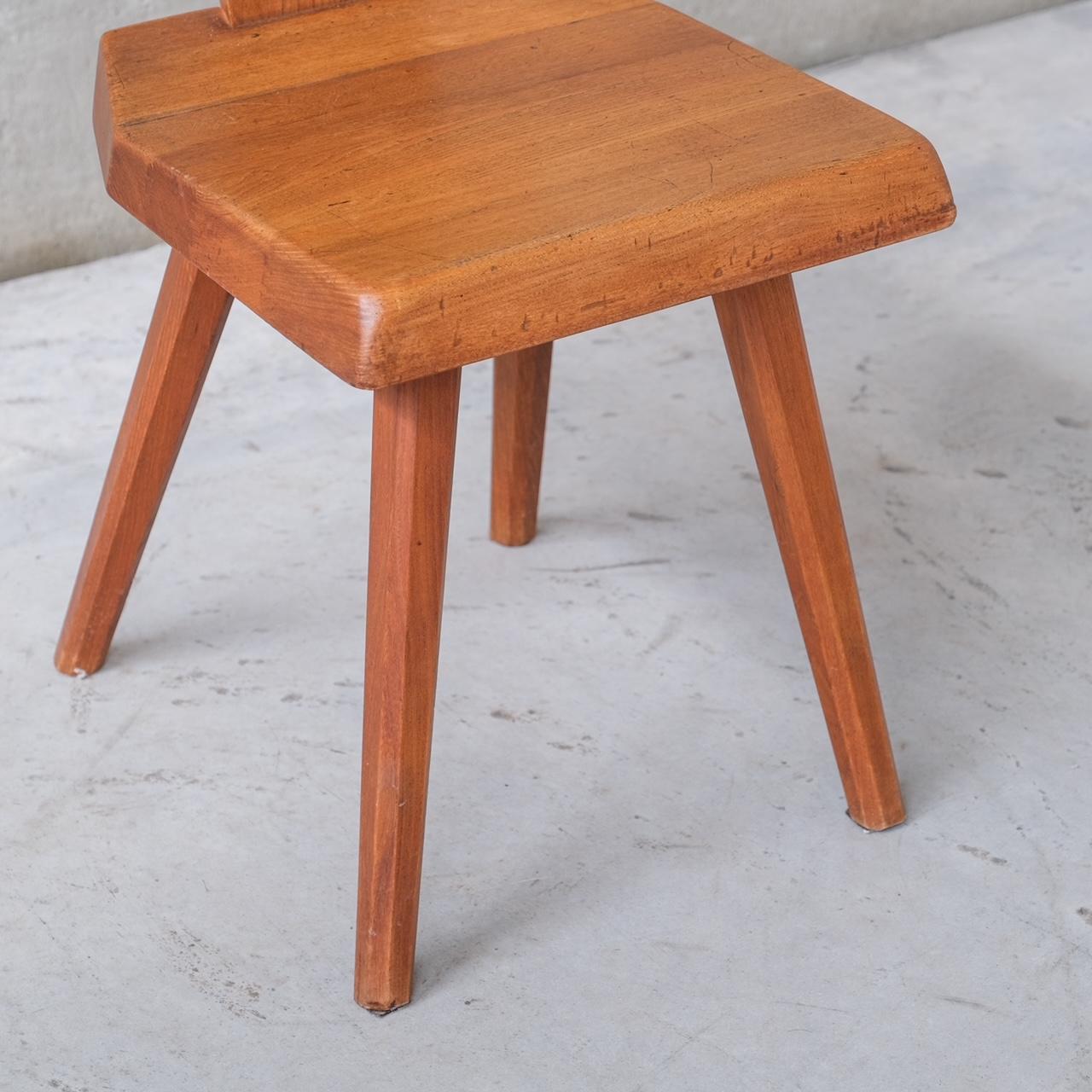 Pierre Chapo S28 Midcentury French Elm Dining Chair 3