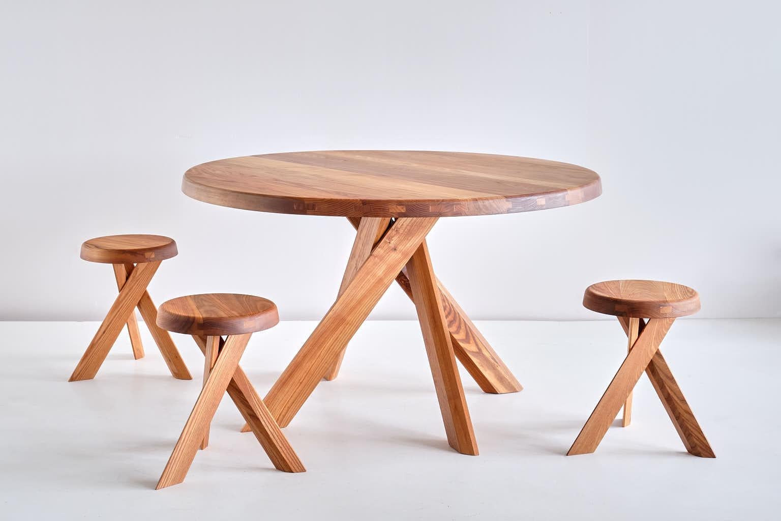 French Pierre Chapo S31 Stool For Sale