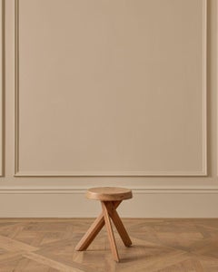 Pierre Chapo S31 Stool in Elm, France 1970s
