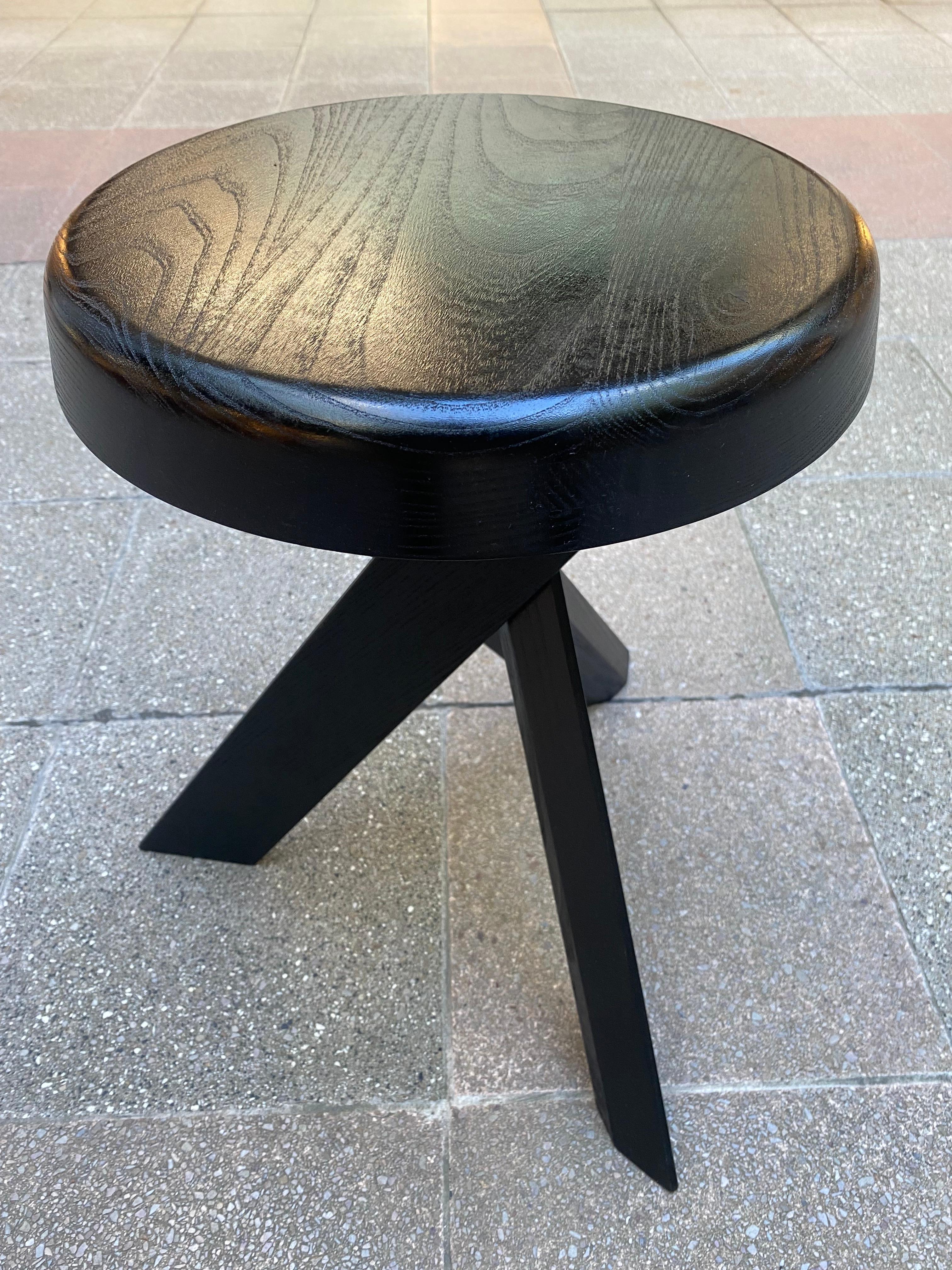 Pierre Chapo
S31A black edition stool
Rare
Black lacquered elm
H 45 x diam 33 cm
1400 euros each
2 available
Very good condition
