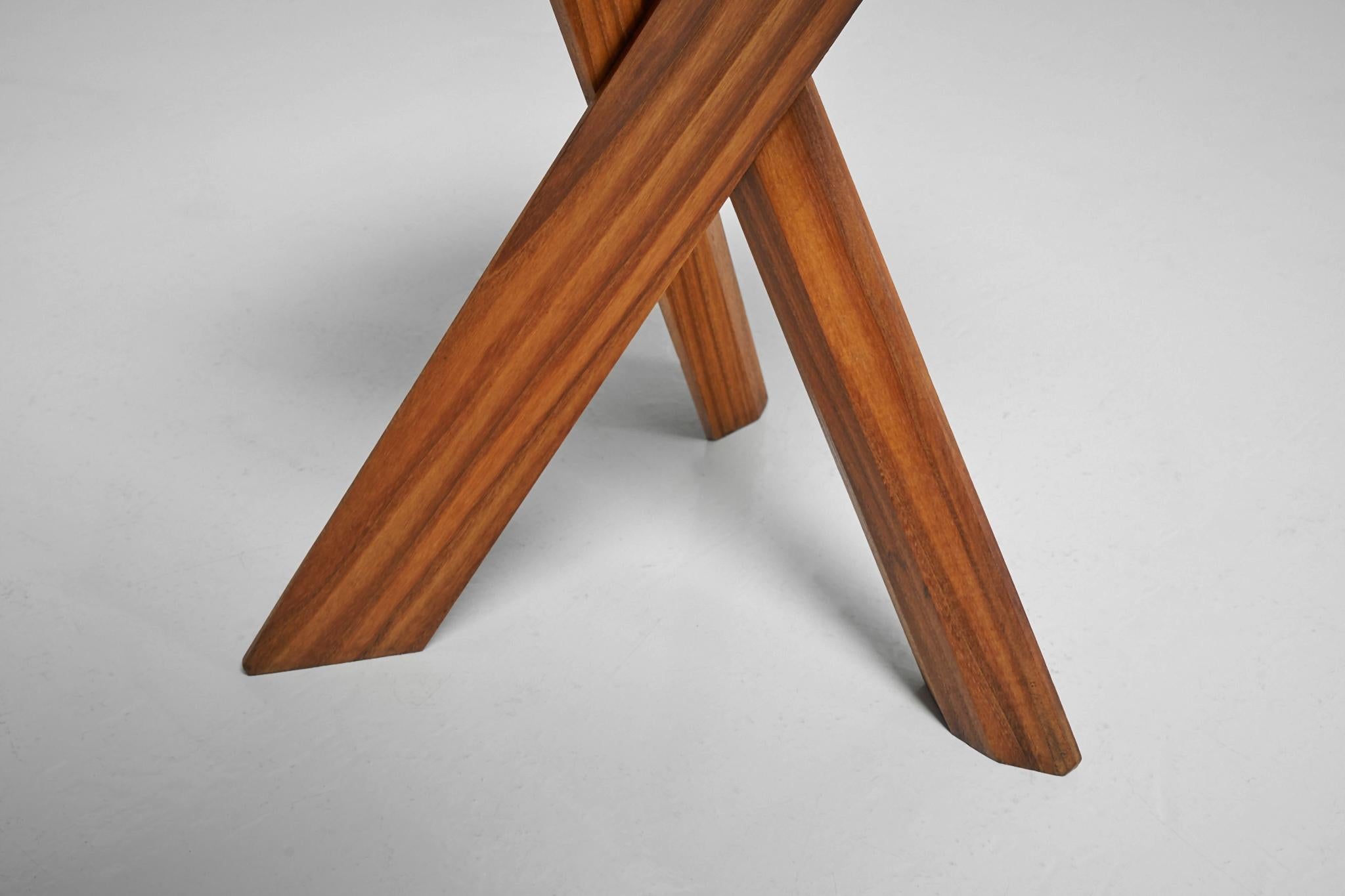 Pierre Chapo S31a Stool in Solid Elm, France, 1960 In Good Condition In Roosendaal, Noord Brabant