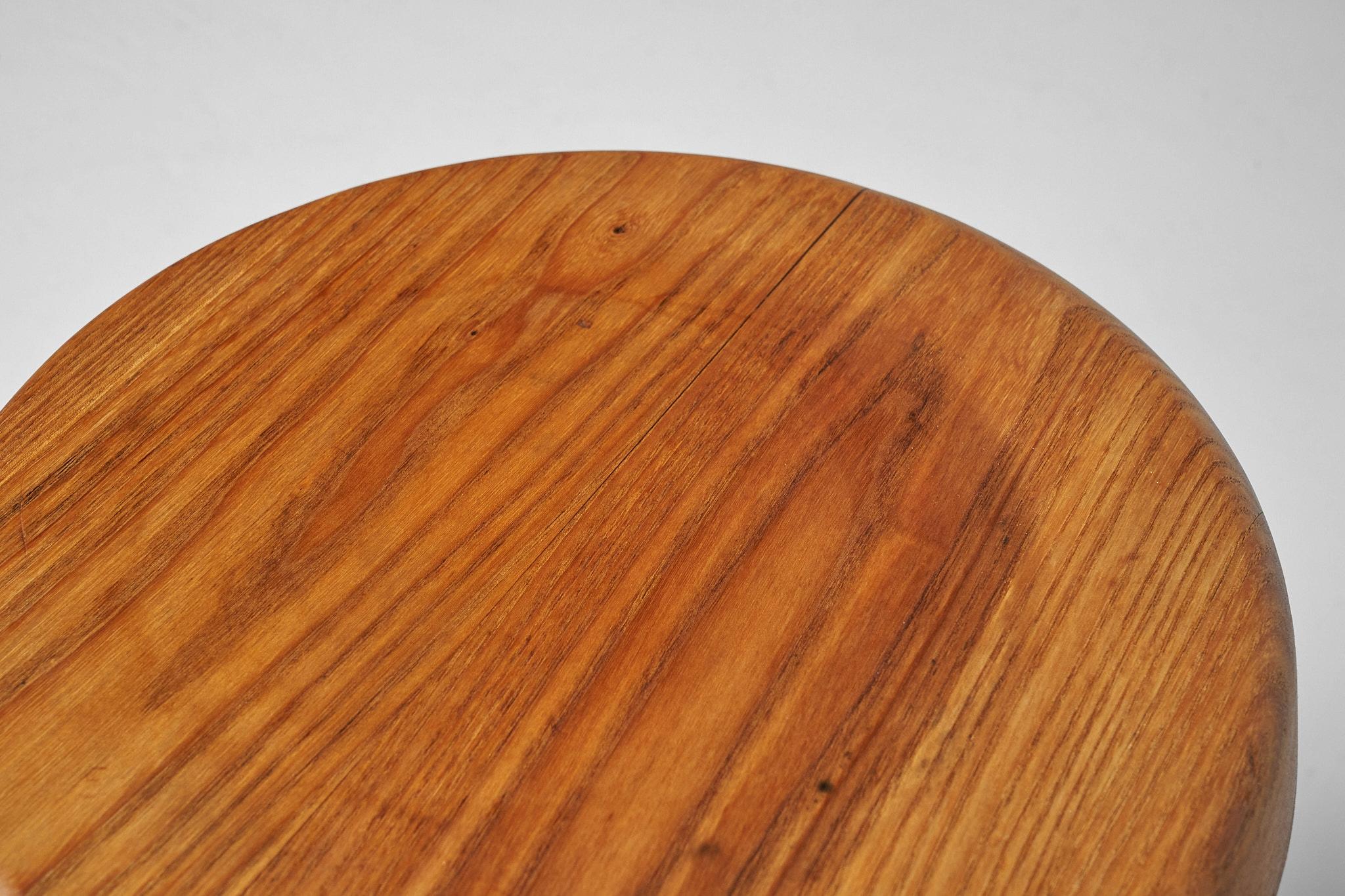 Pierre Chapo S31a Stool in Solid Elm, France, 1960 1