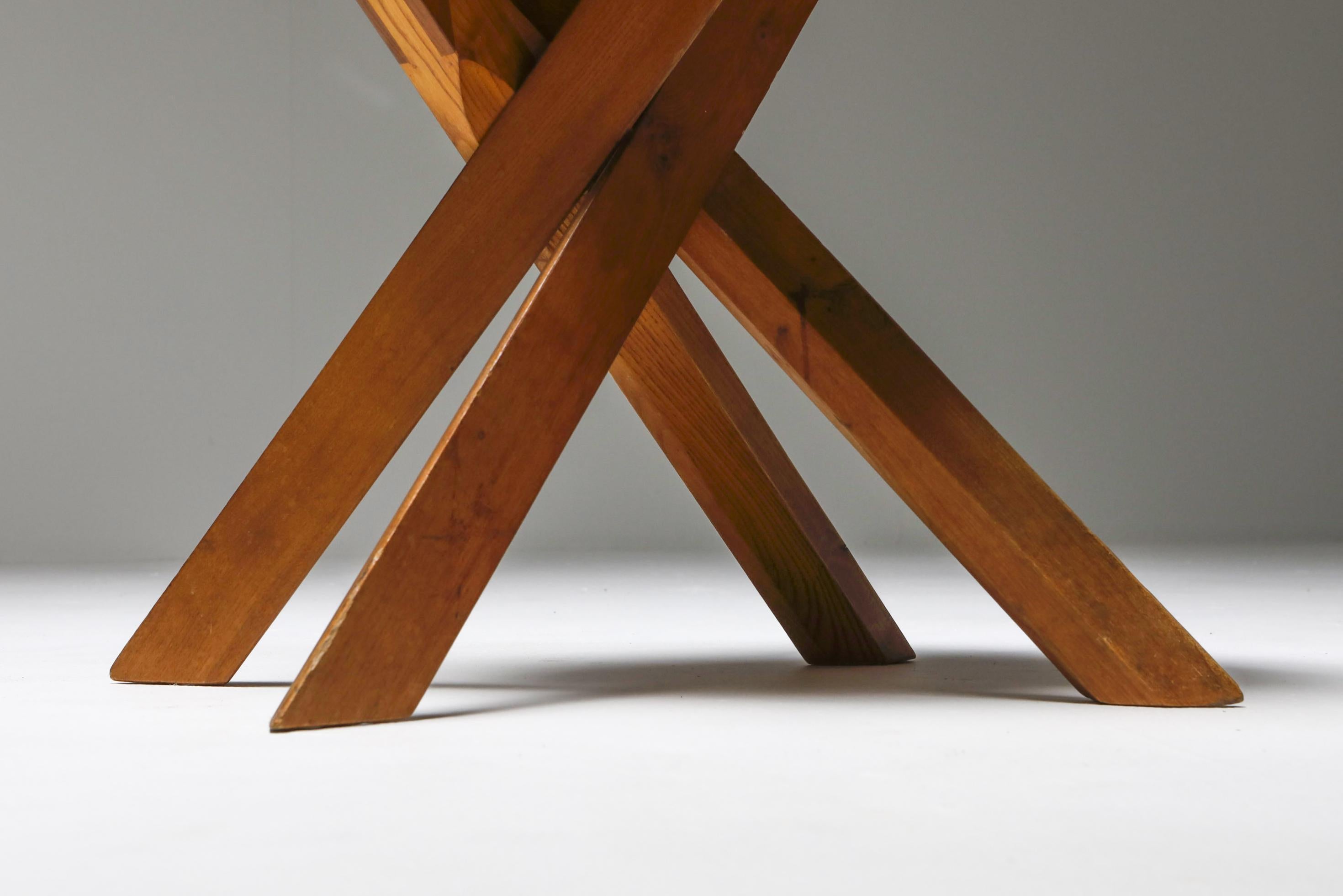 Pierre Chapo 'S34' Dining Chairs in Solid Elm, 1960s 7