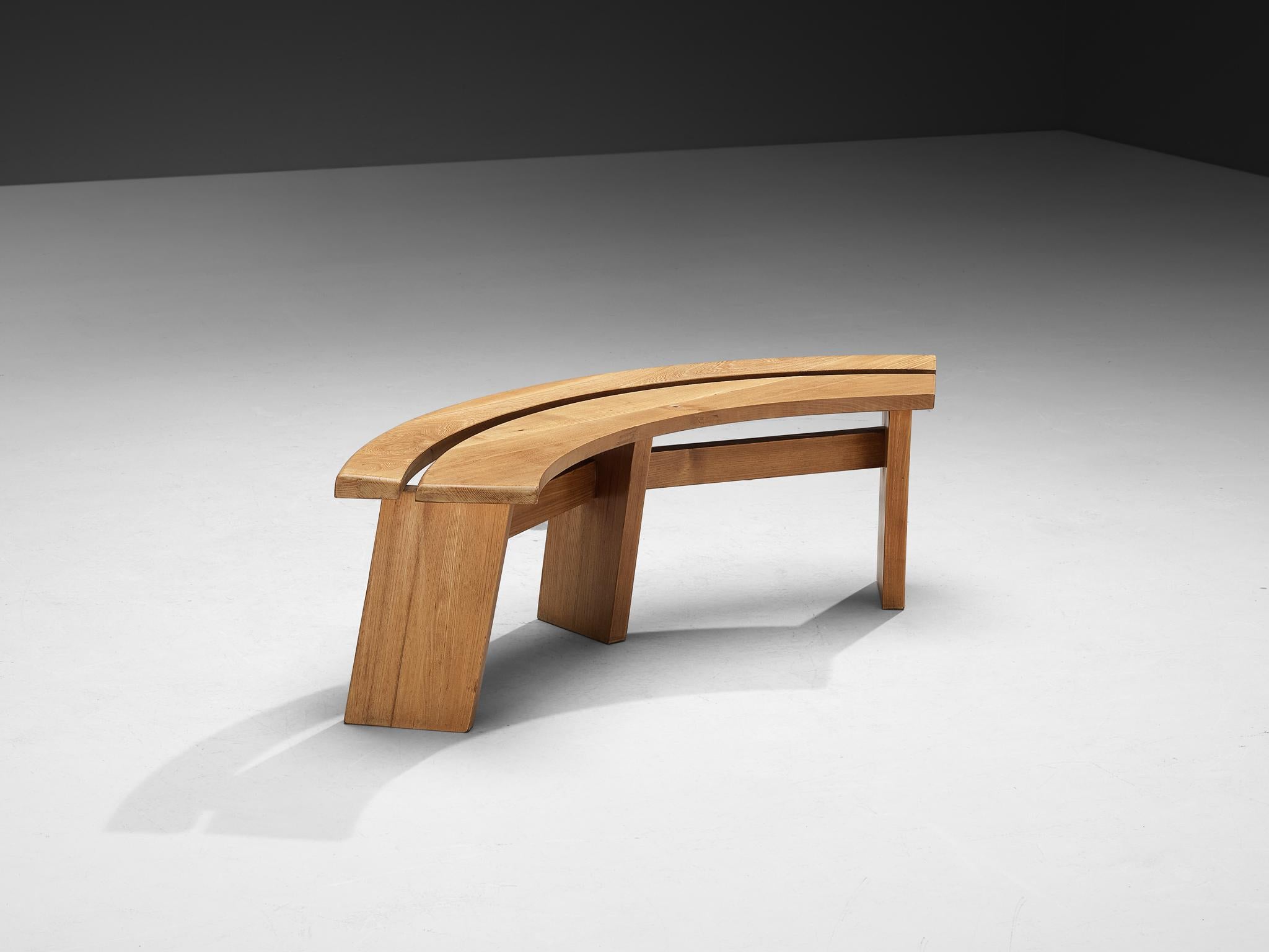 Pierre Chapo 'S38A’ Bench in Solid Elm 4