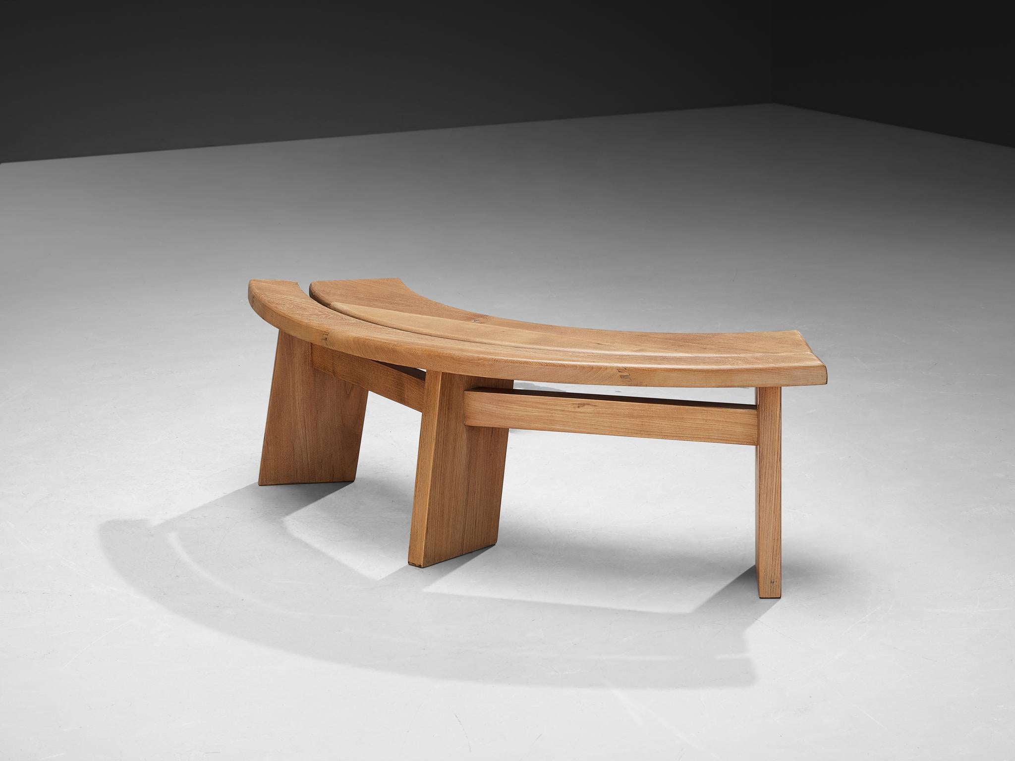 Pierre Chapo 'S38A’ Bench in Solid Elm 5
