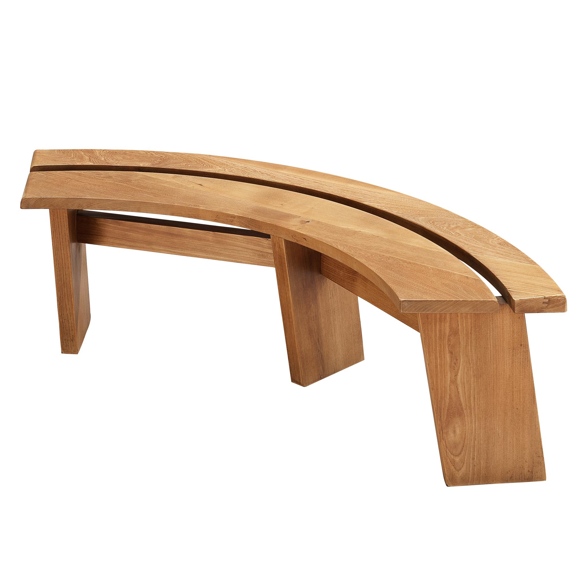 Pierre Chapo 'S38A’ Bench in Solid Elm