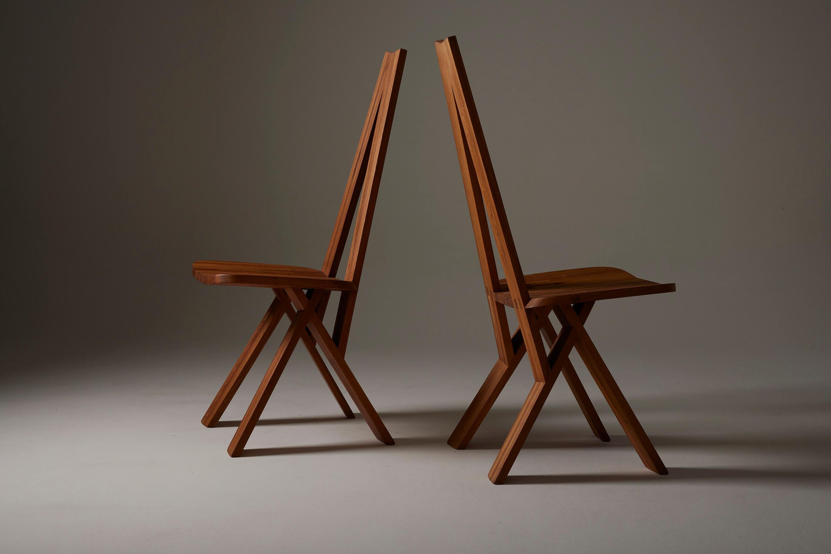 Chaise S45 Pierre Chapo, années 1980 8