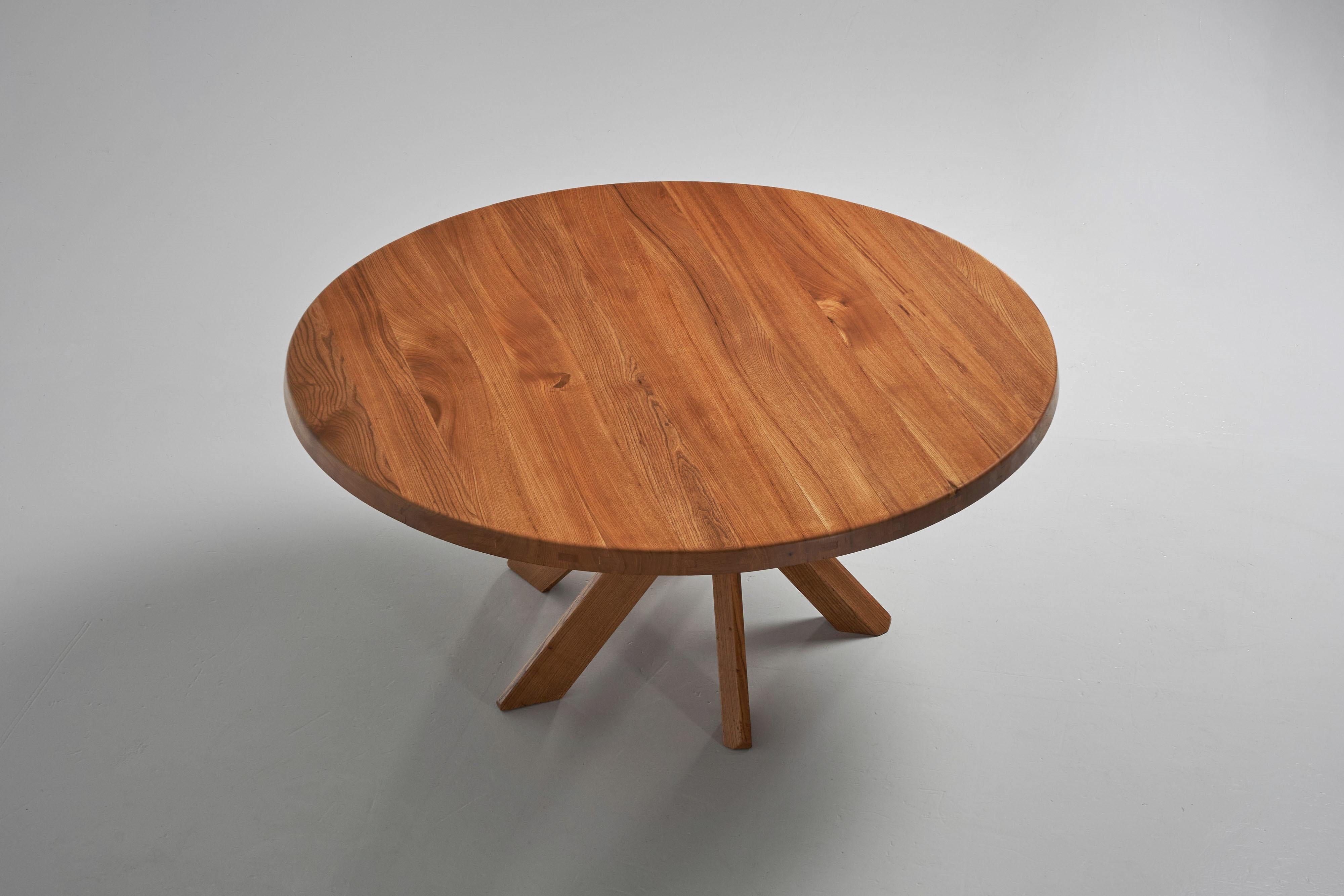 Pierre Chapo sfax dining table T21E France 1965 For Sale 2