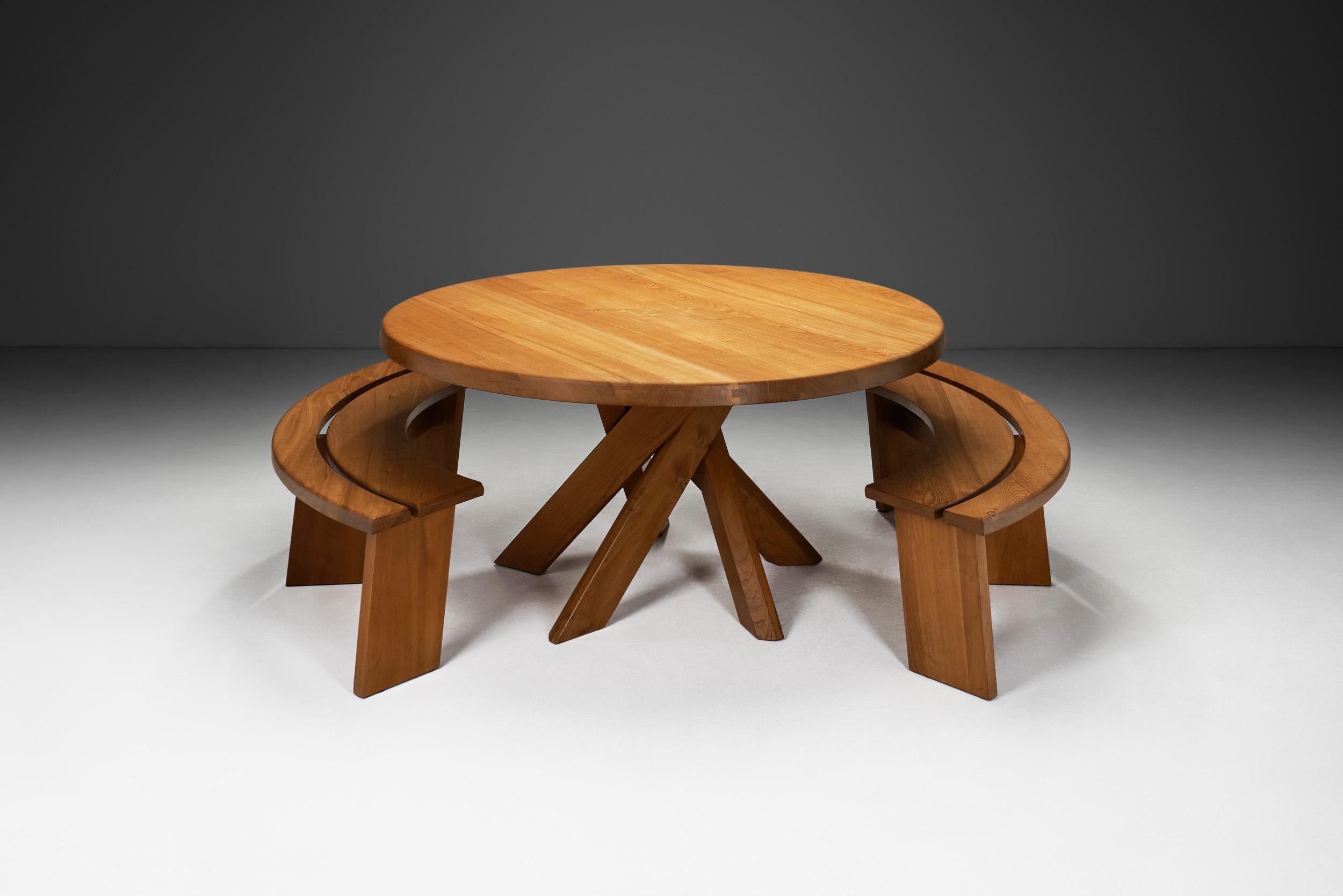 Pierre Chapo, the Paris-born designer, was deeply influenced by modernist principles and the Bauhaus movement and is celebrated for his masterful woodworking and architectural precision. Trained as an architect, Chapo’s work embodies a profound