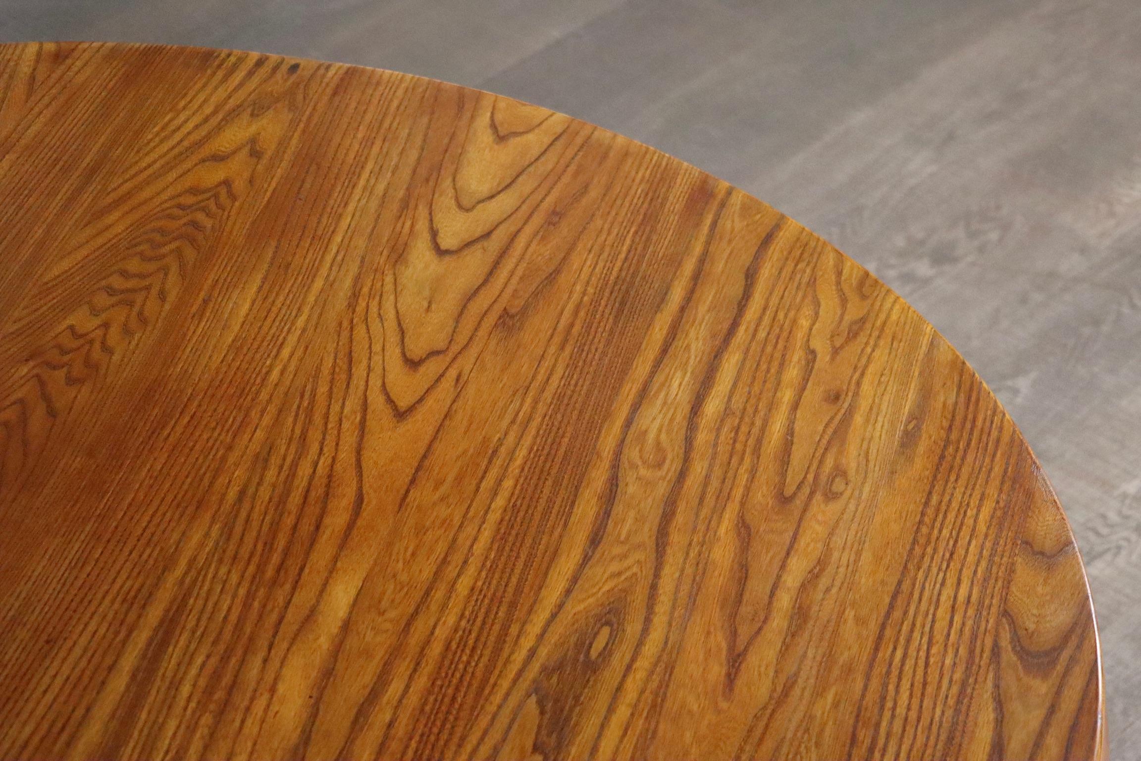 Pierre Chapo Sfax T21D Dining table in solid Elm, France 1970s For Sale 3