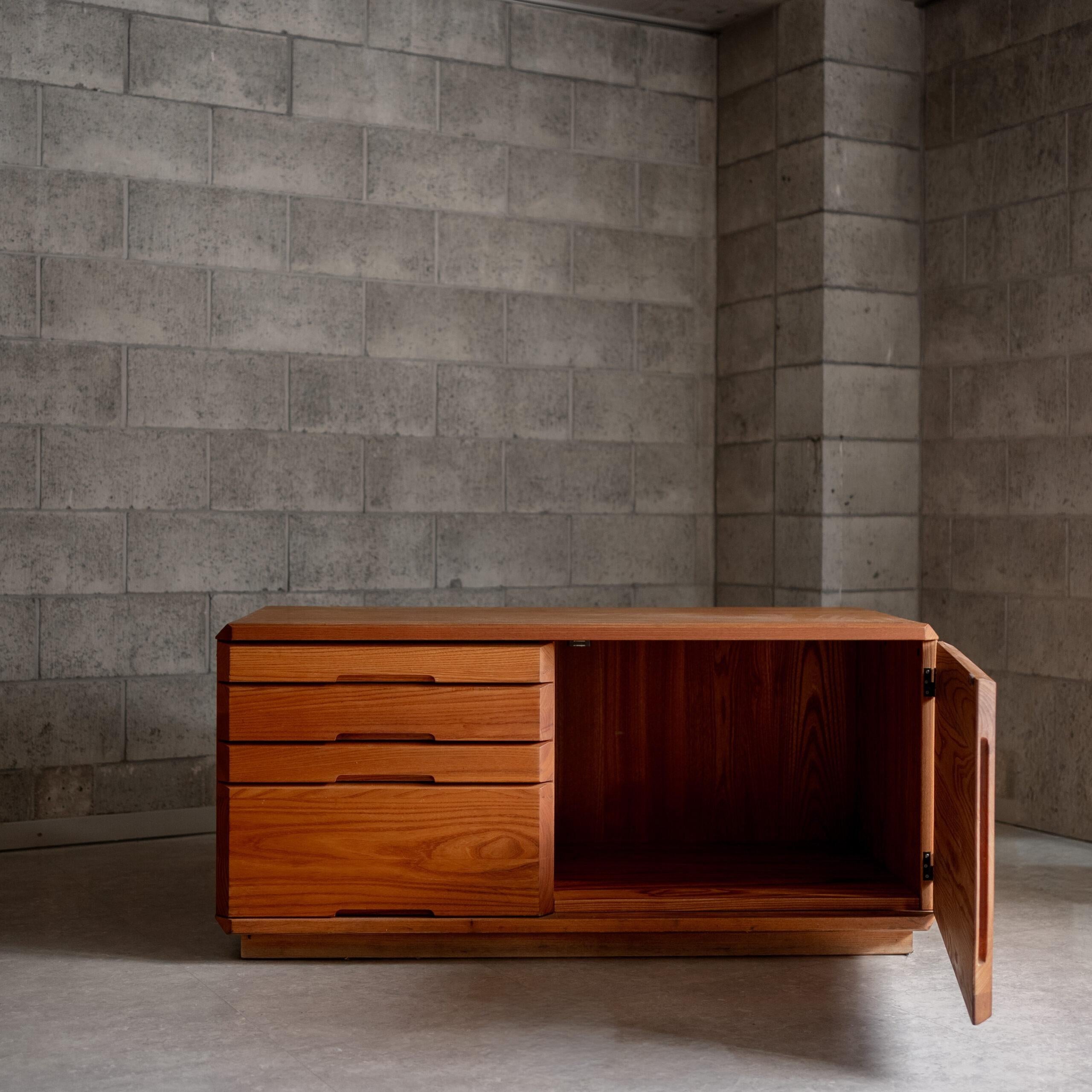 French Pierre Chapo Sideboard, B40 For Sale