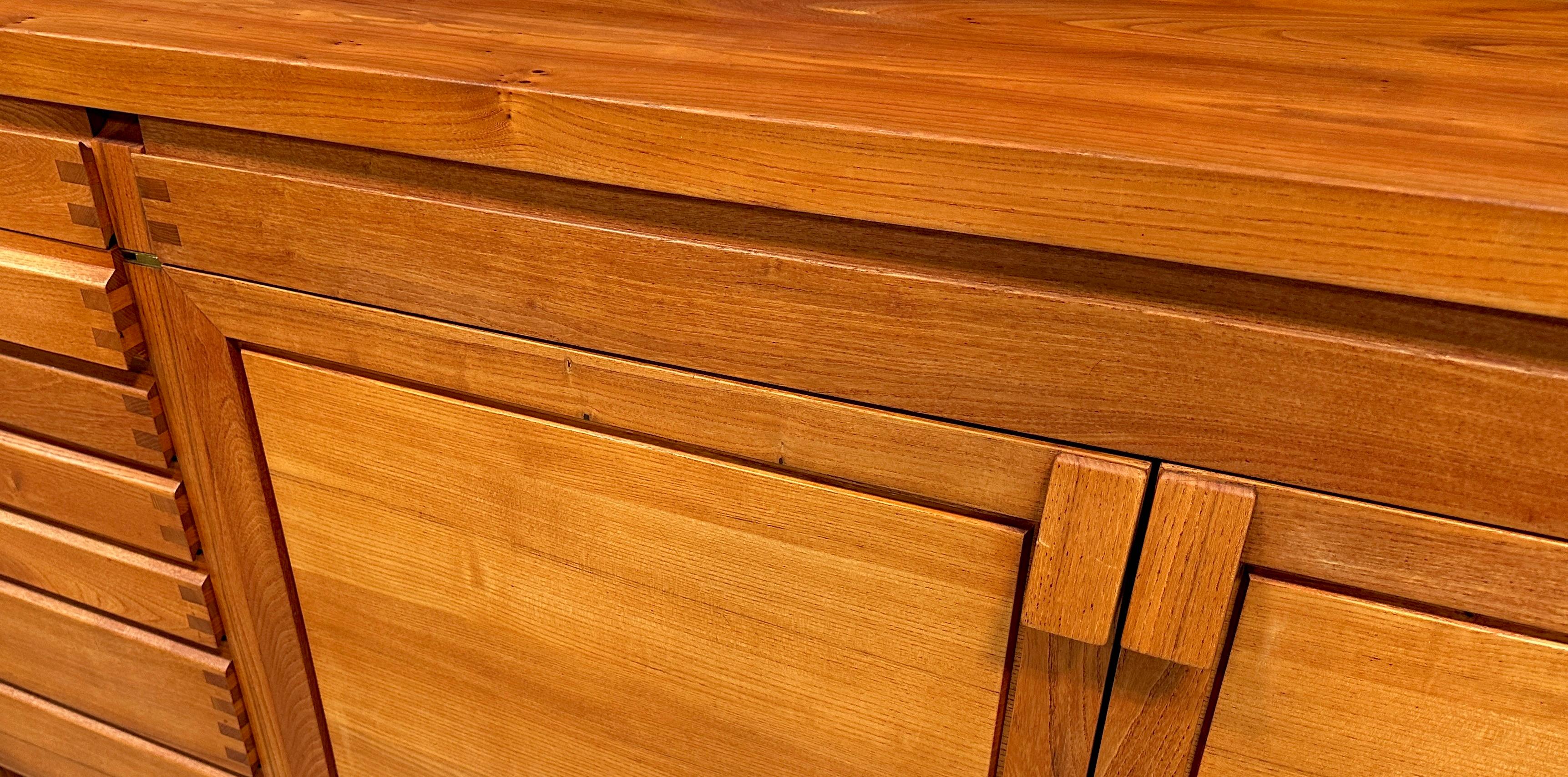 Pierre Chapo Sideboard Buffet Dresser Model R13A For Sale 3