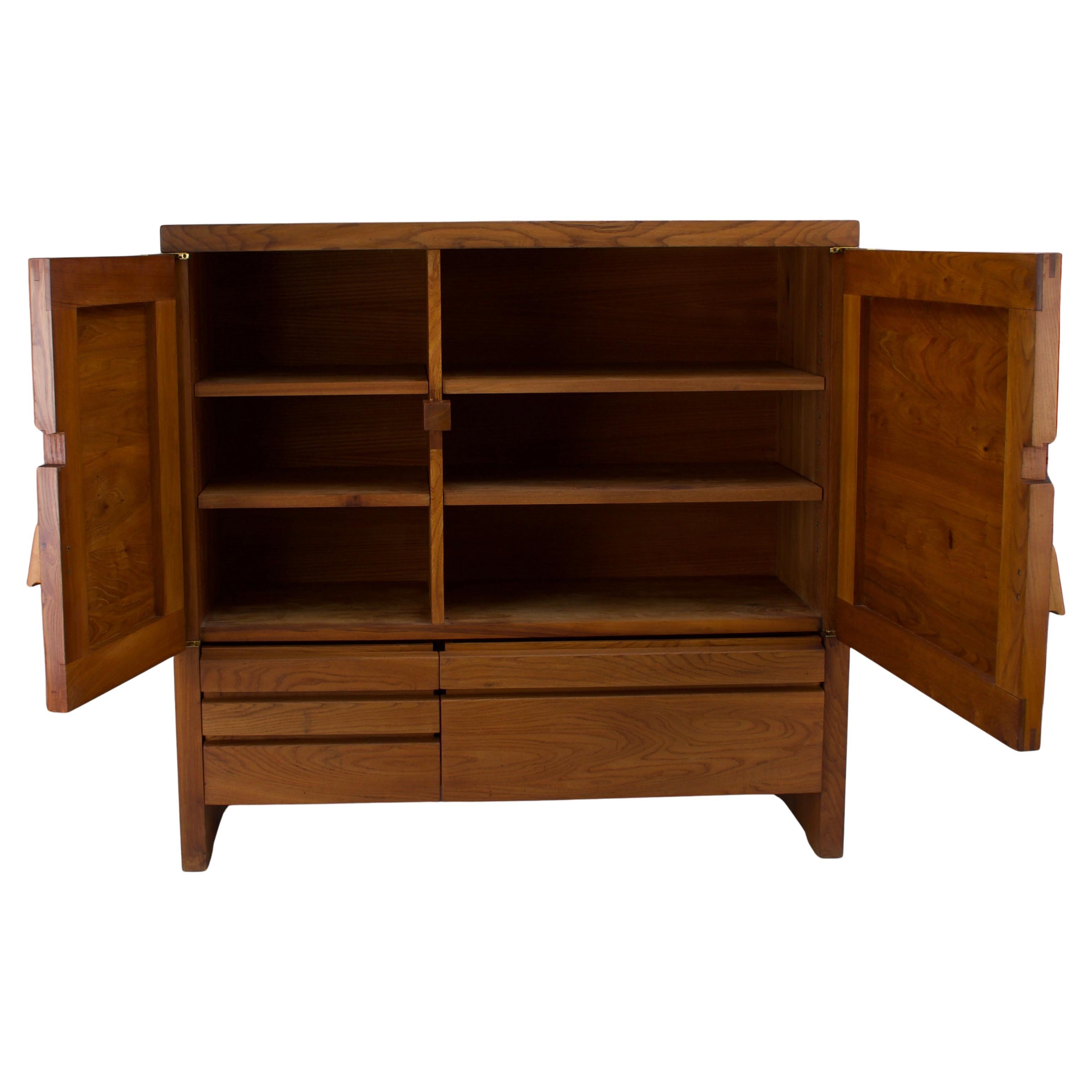 French Pierre Chapo Sideboard  Buffet Model R18 For Sale