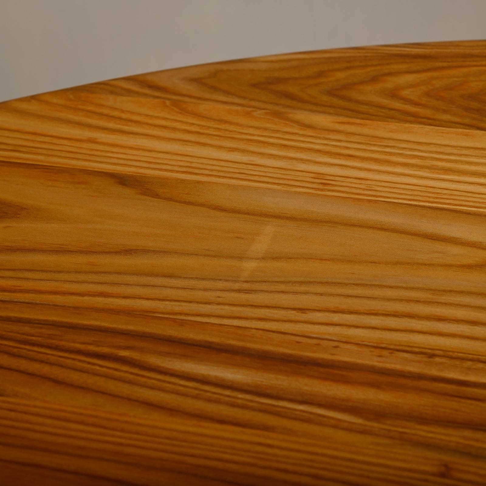 Pierre Chapo Solid Elm T21 'Model D' Table by Chapo Création, France 1