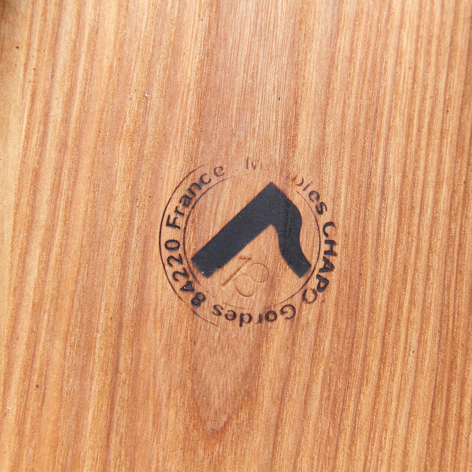 Pierre Chapo Solid Elmwood Stool 6