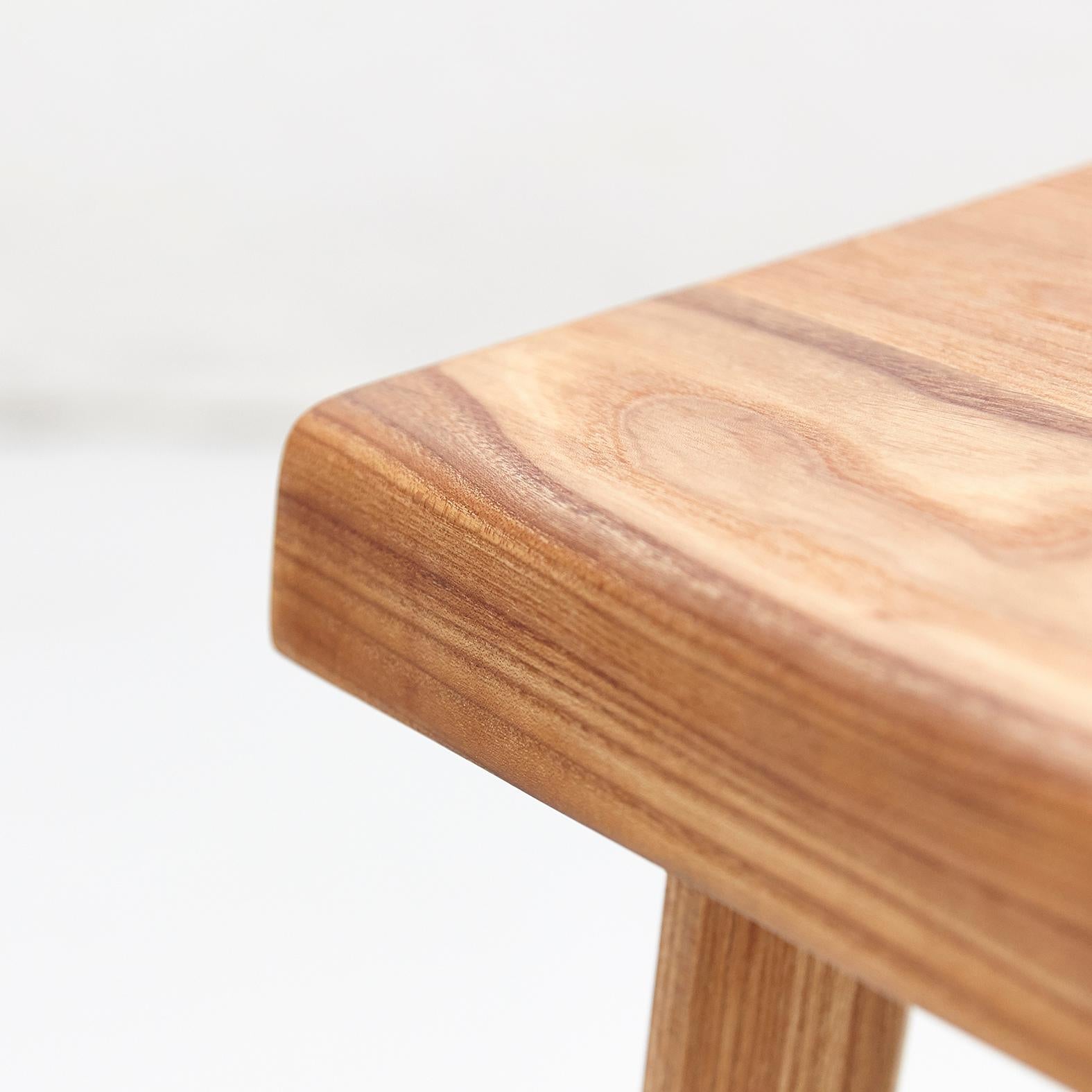 Pierre Chapo Solid Elmwood Stool 1