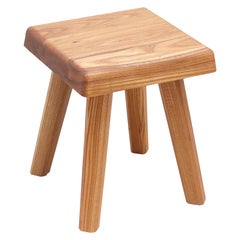 Pierre Chapo Solid Elmwood Stool