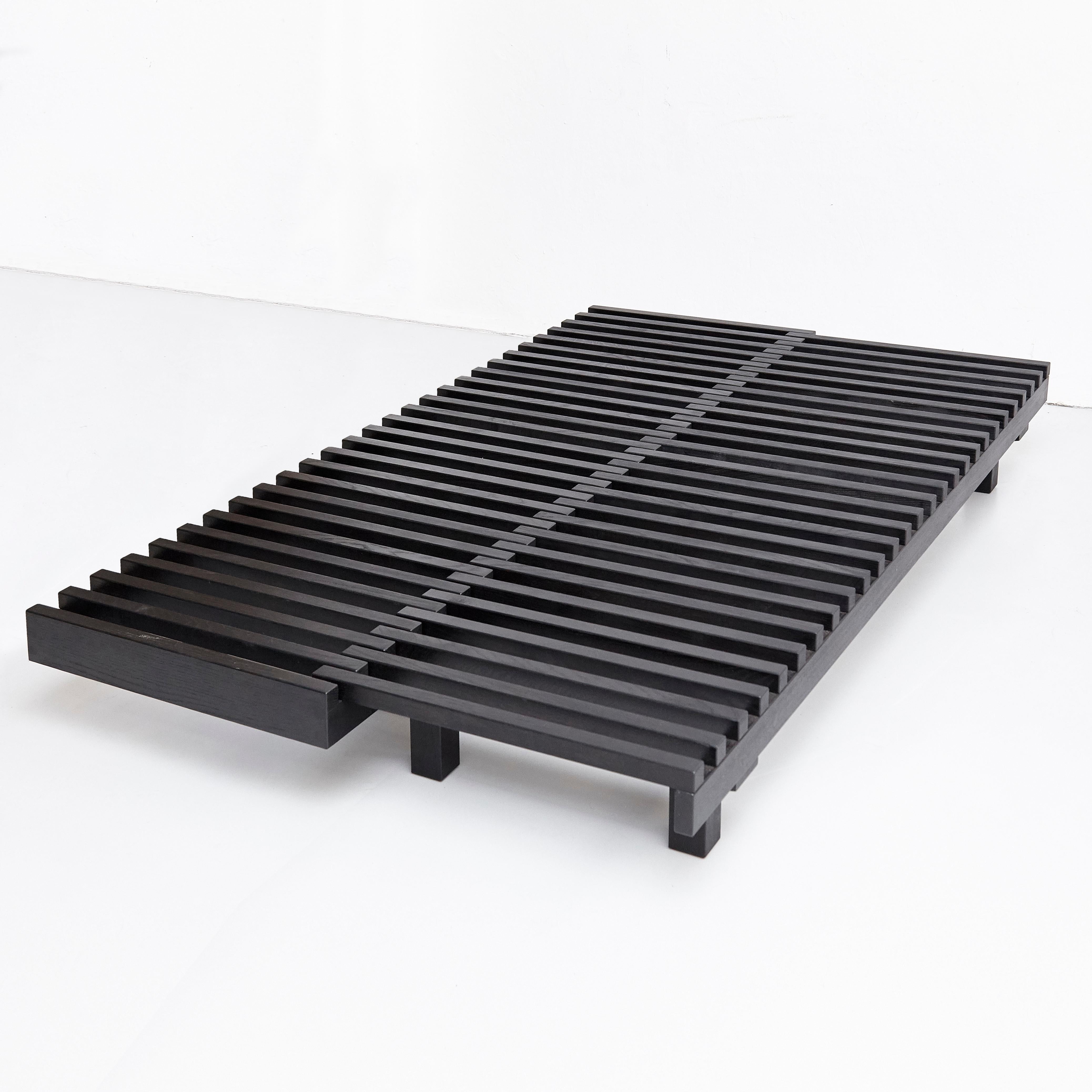 Wood Pierre Chapo Special Black Edition Bench / Daybed L07