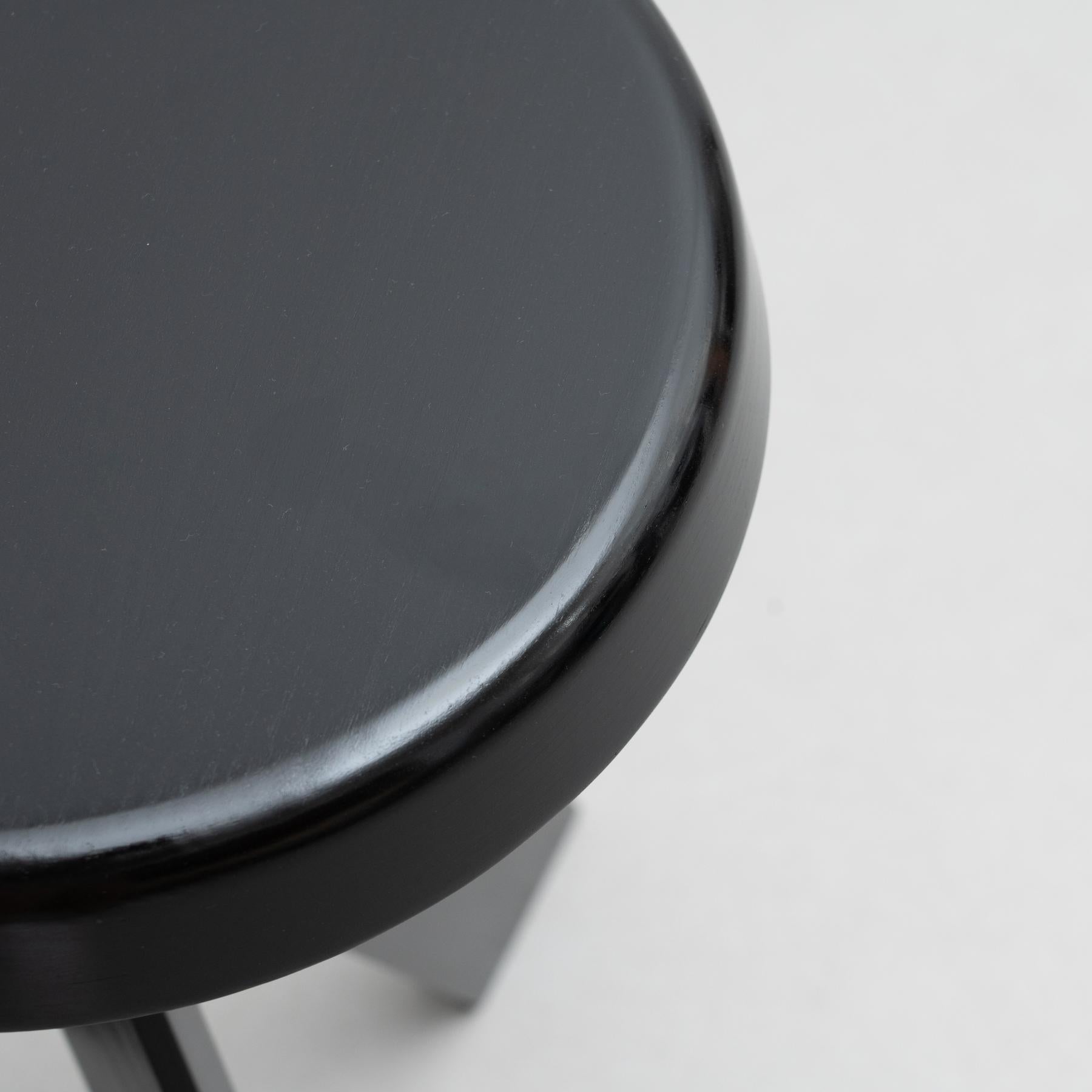 Pierre Chapo Special Black Edition S31A Wood Stool 1