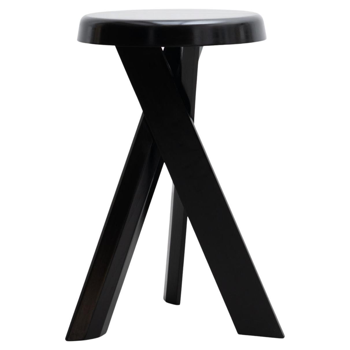 Pierre Chapo Special Black Edition S31A Wood Stool