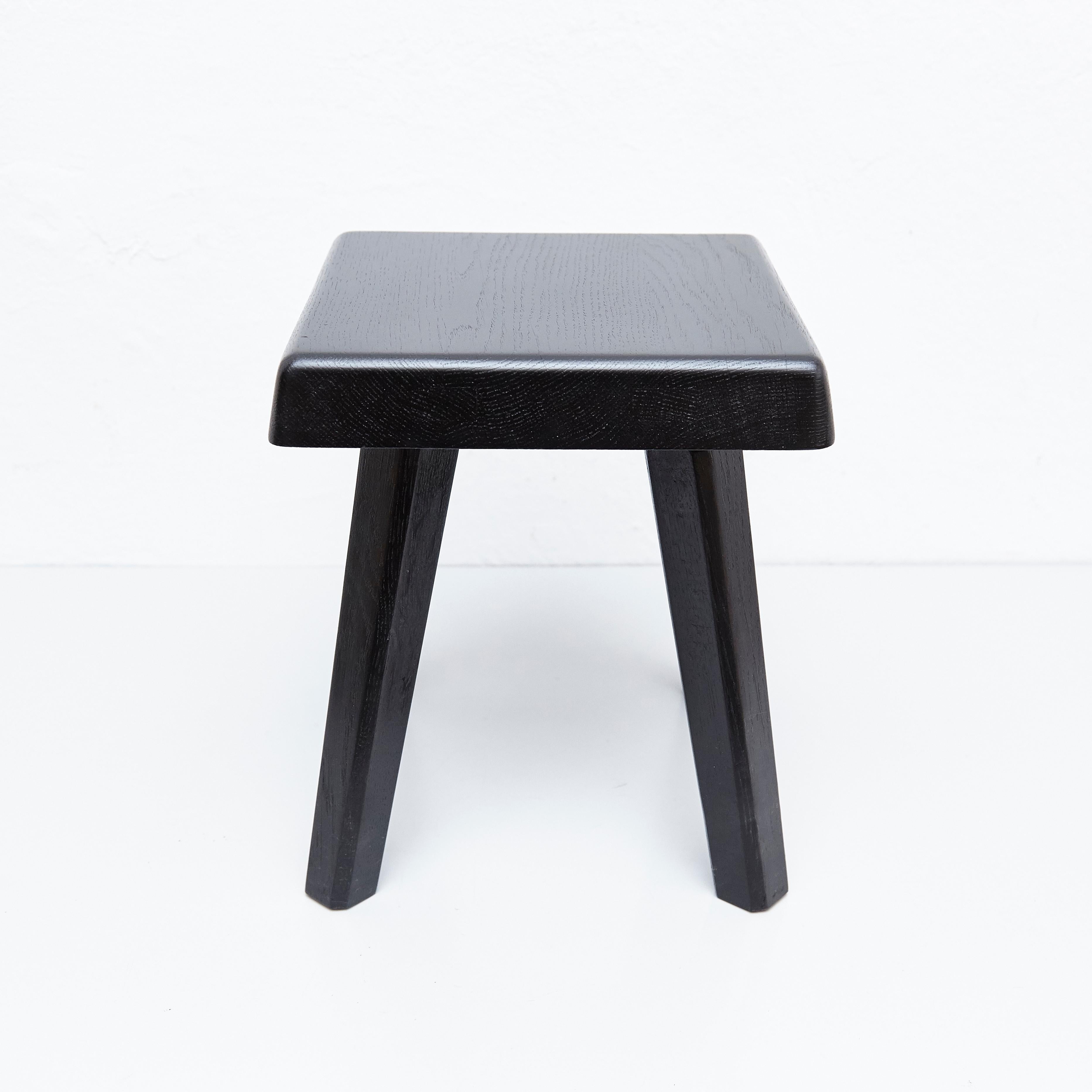 French Pierre Chapo Special Black Edition Stool