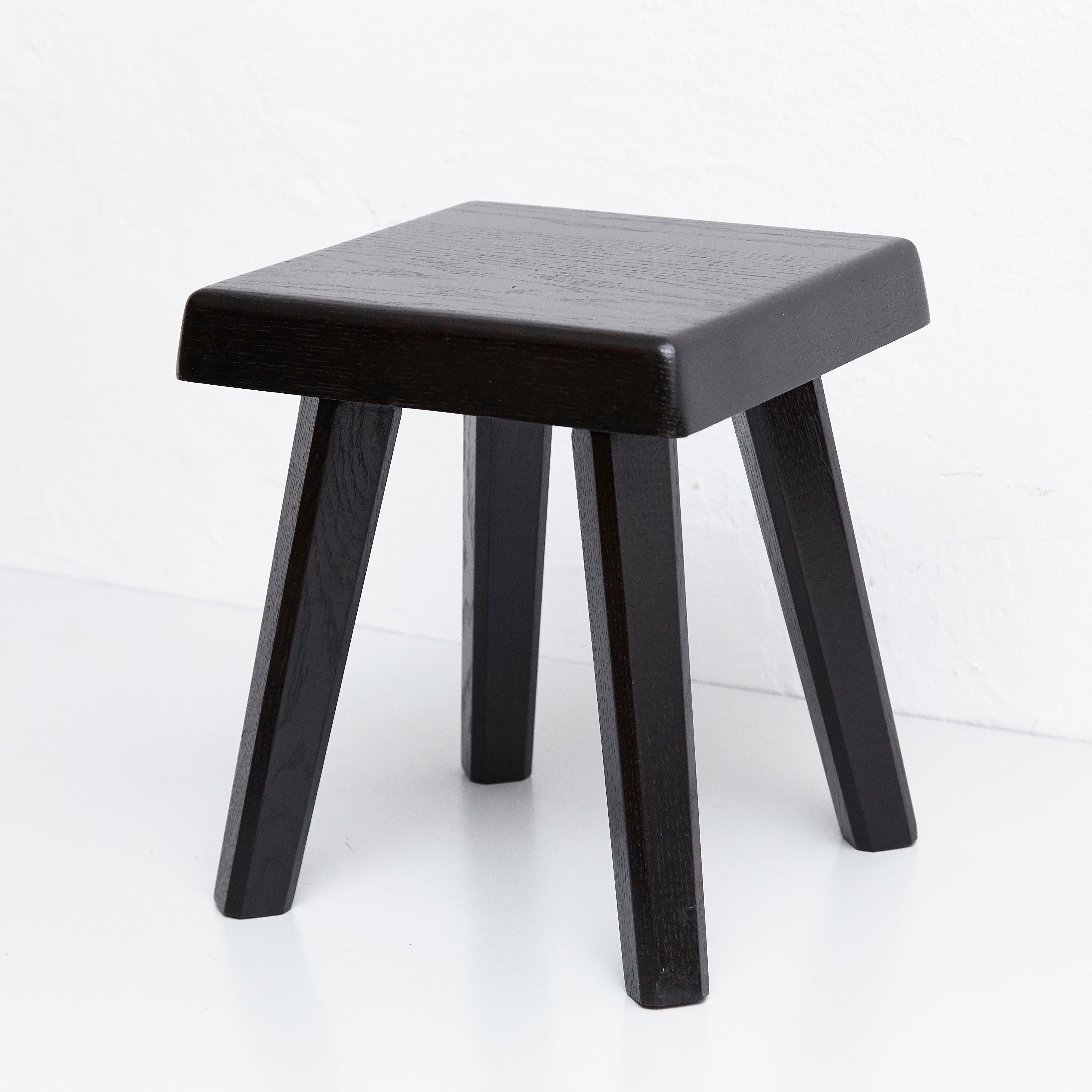 French Pierre Chapo Special Black Edition Stool