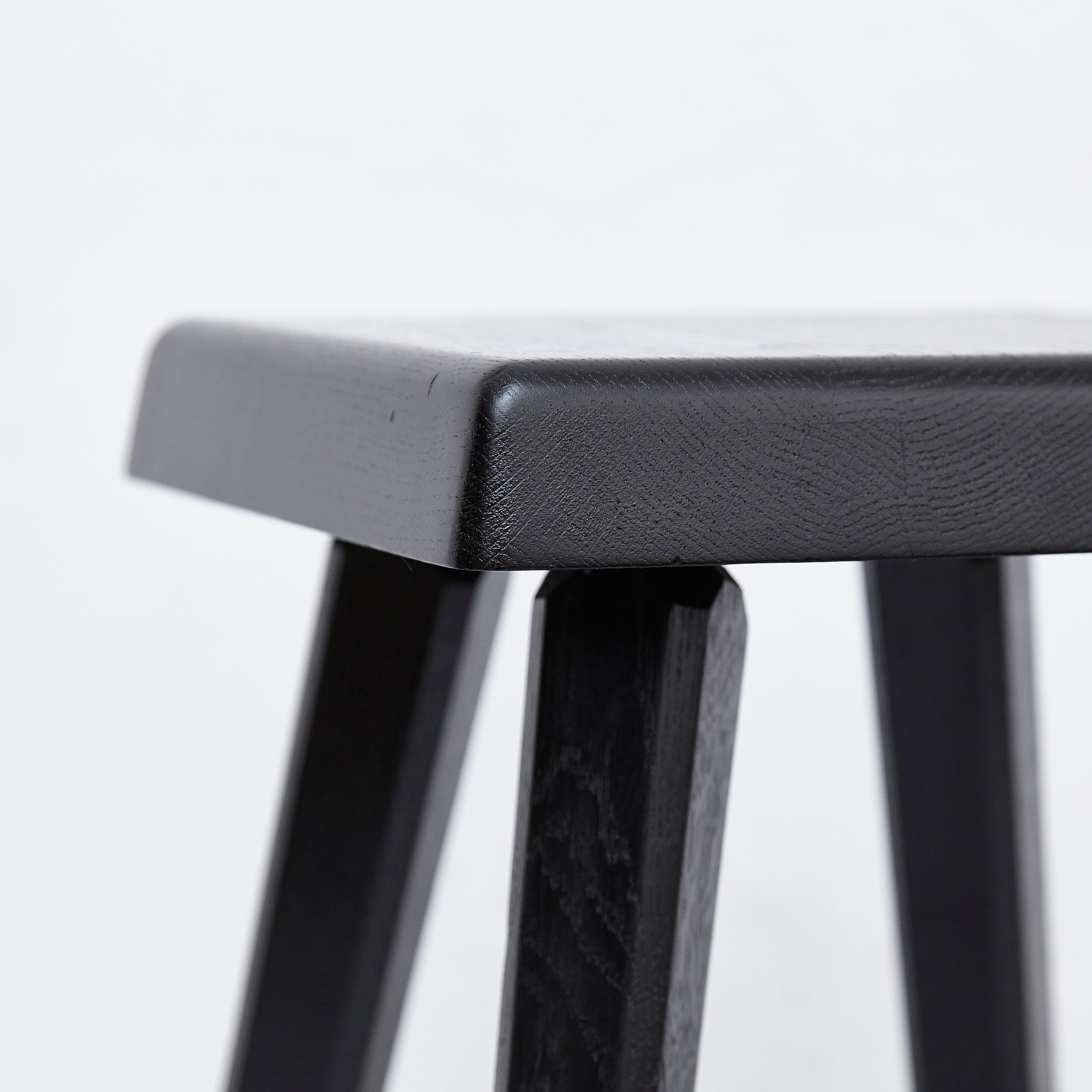 Wood Pierre Chapo Special Black Edition Stool