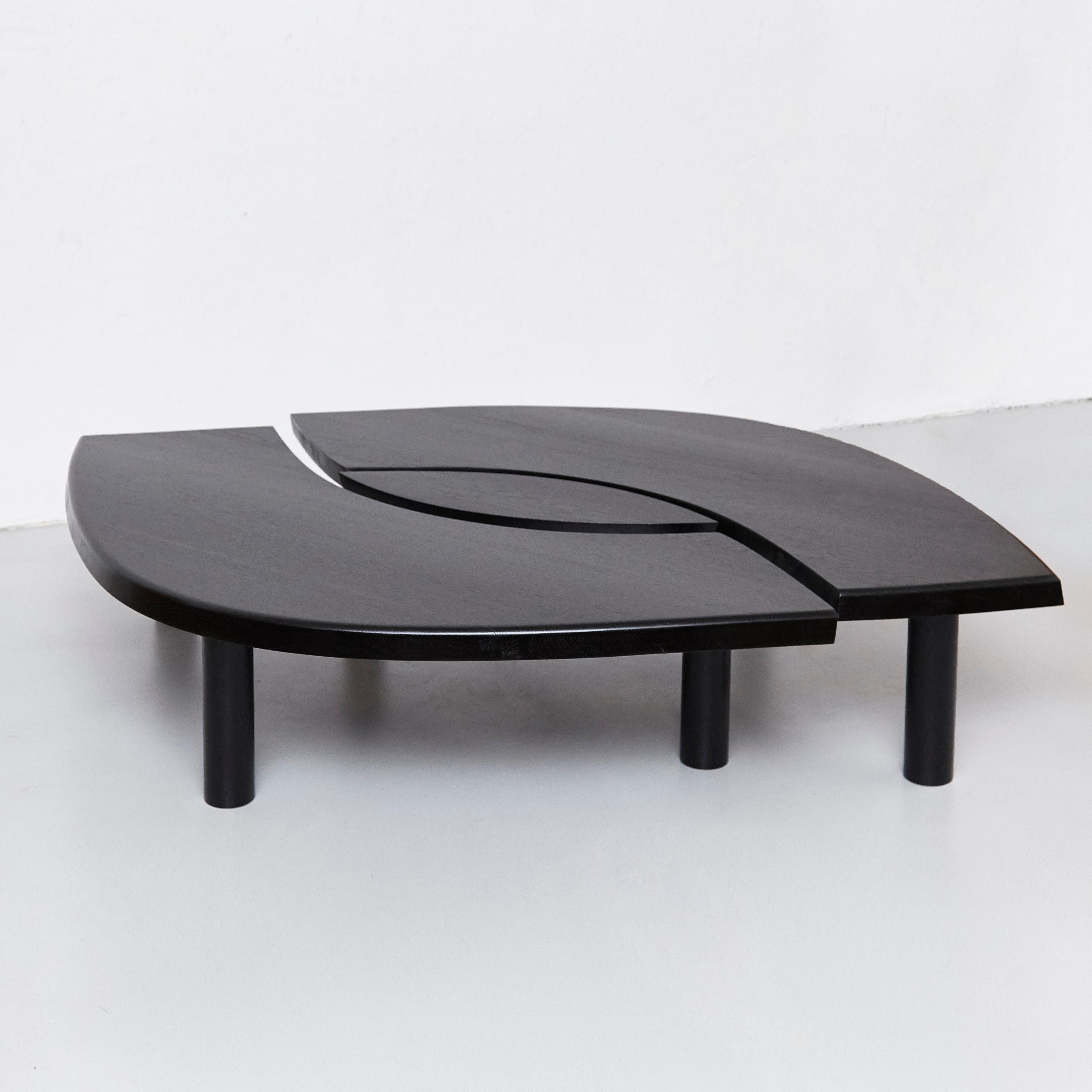 Mid-Century Modern Pierre Chapo Special Black Edition T22 Table