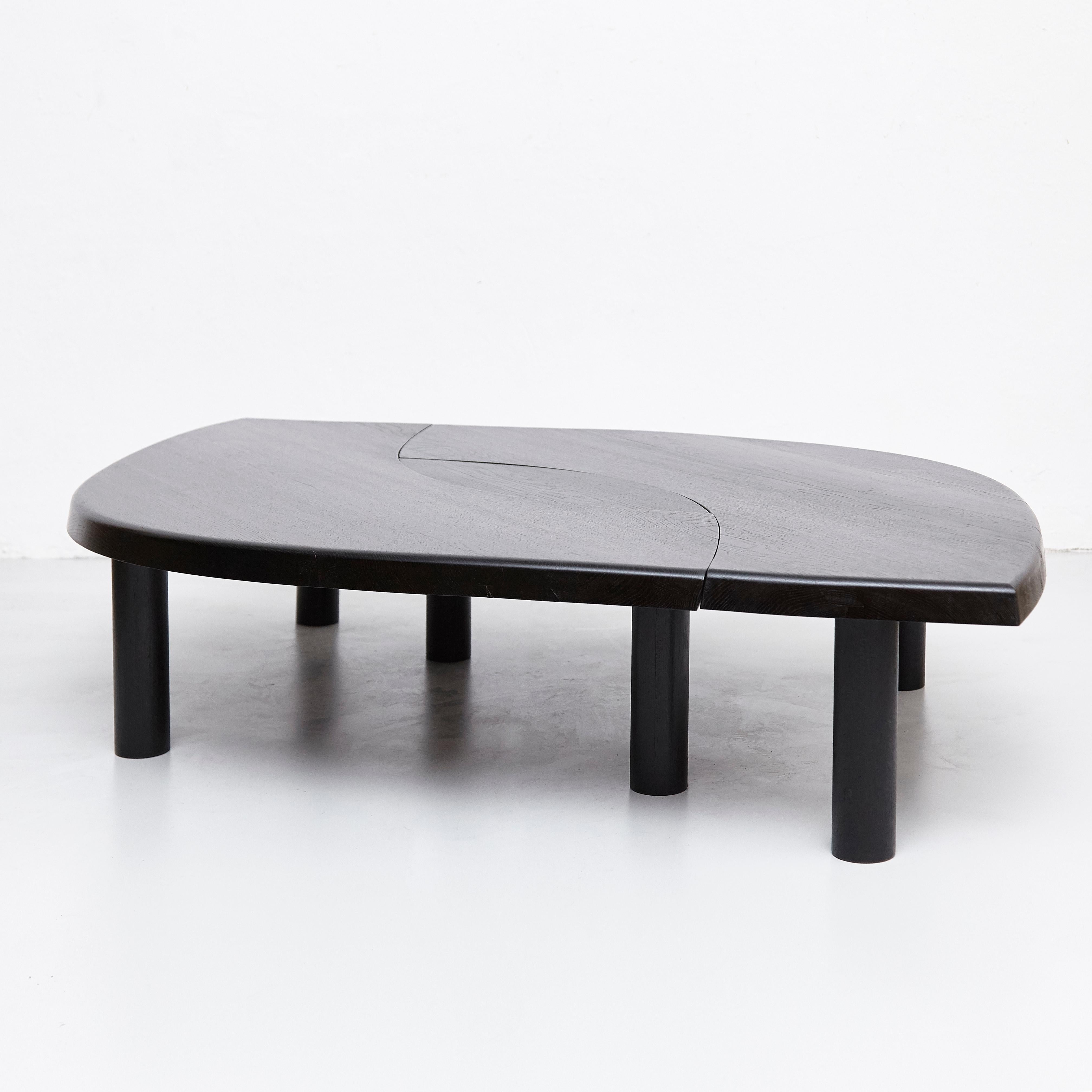 Mid-Century Modern Pierre Chapo Special Black Edition T22 Table
