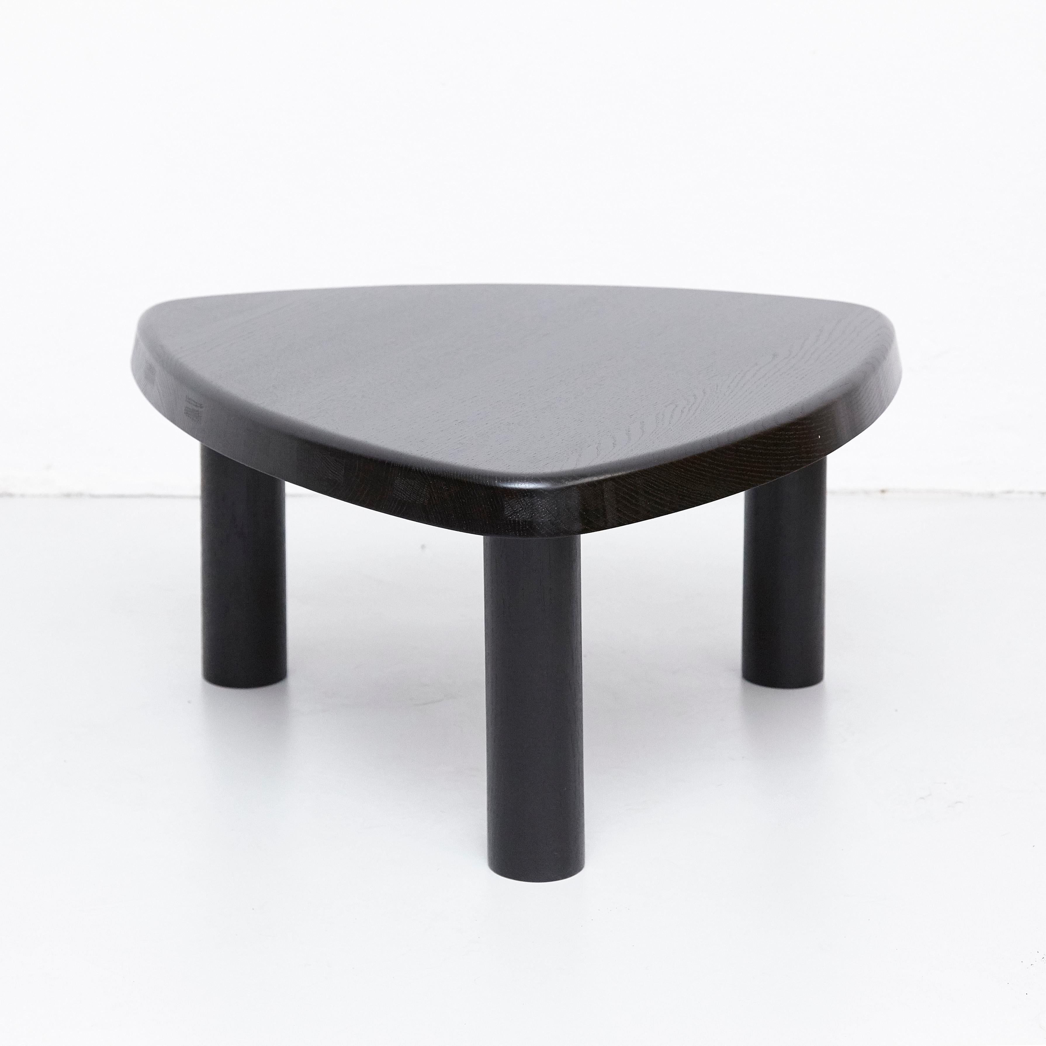 Pierre Chapo Special Black Edition T23 Side Table In Good Condition In Barcelona, Barcelona