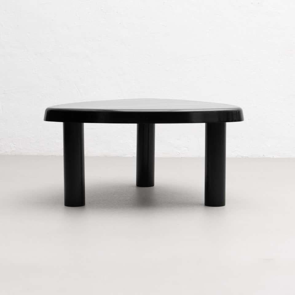 Mid-Century Modern Pierre Chapo Special Black Edition T23 Wood Side Table