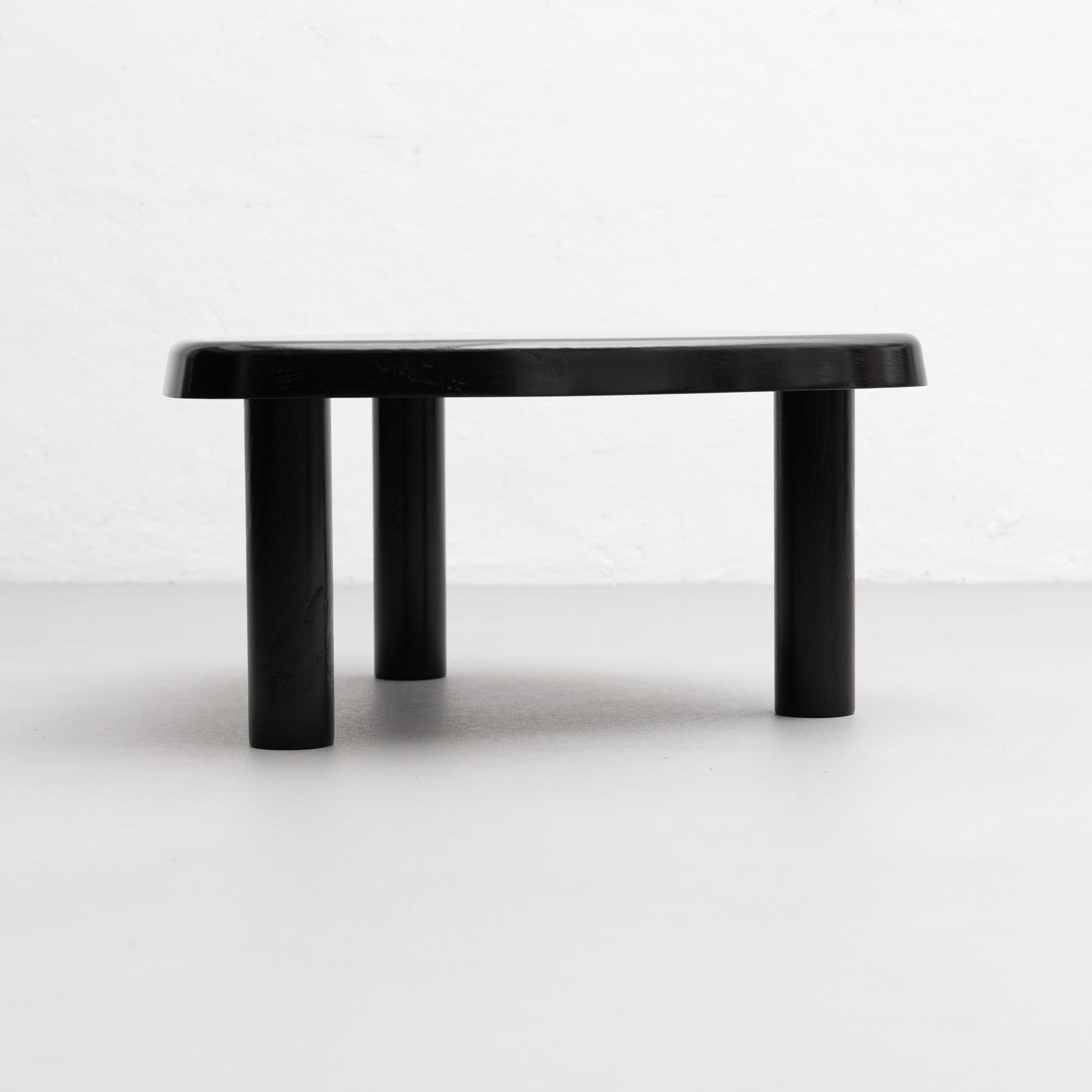 Contemporary Pierre Chapo Special Black Edition T23 Wood Side Table