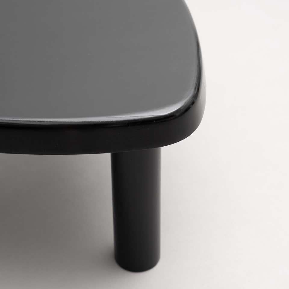 Contemporary Pierre Chapo Special Black Edition T23 Wood Side Table