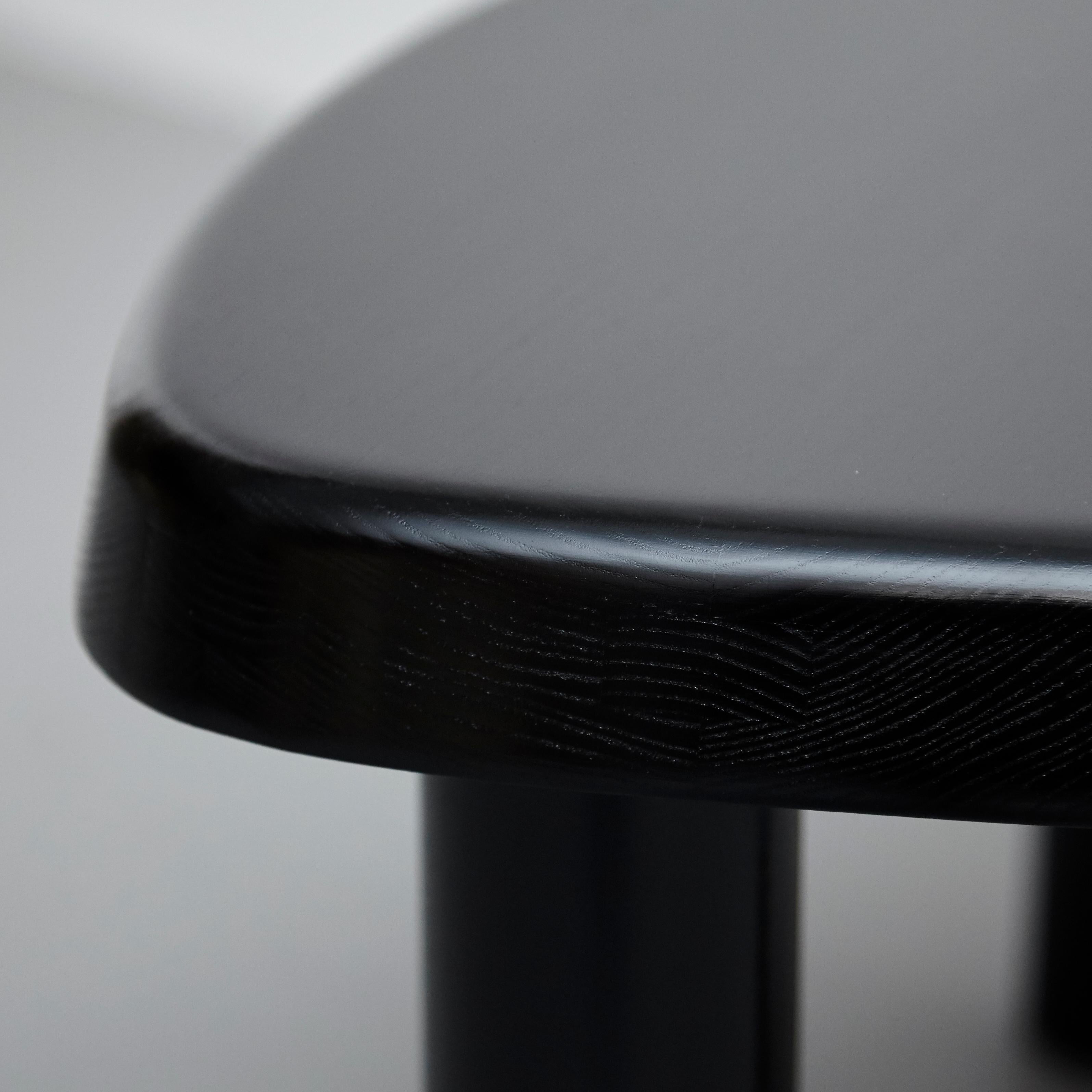 Pierre Chapo Special Black Edition T23 Wood Side Table 1