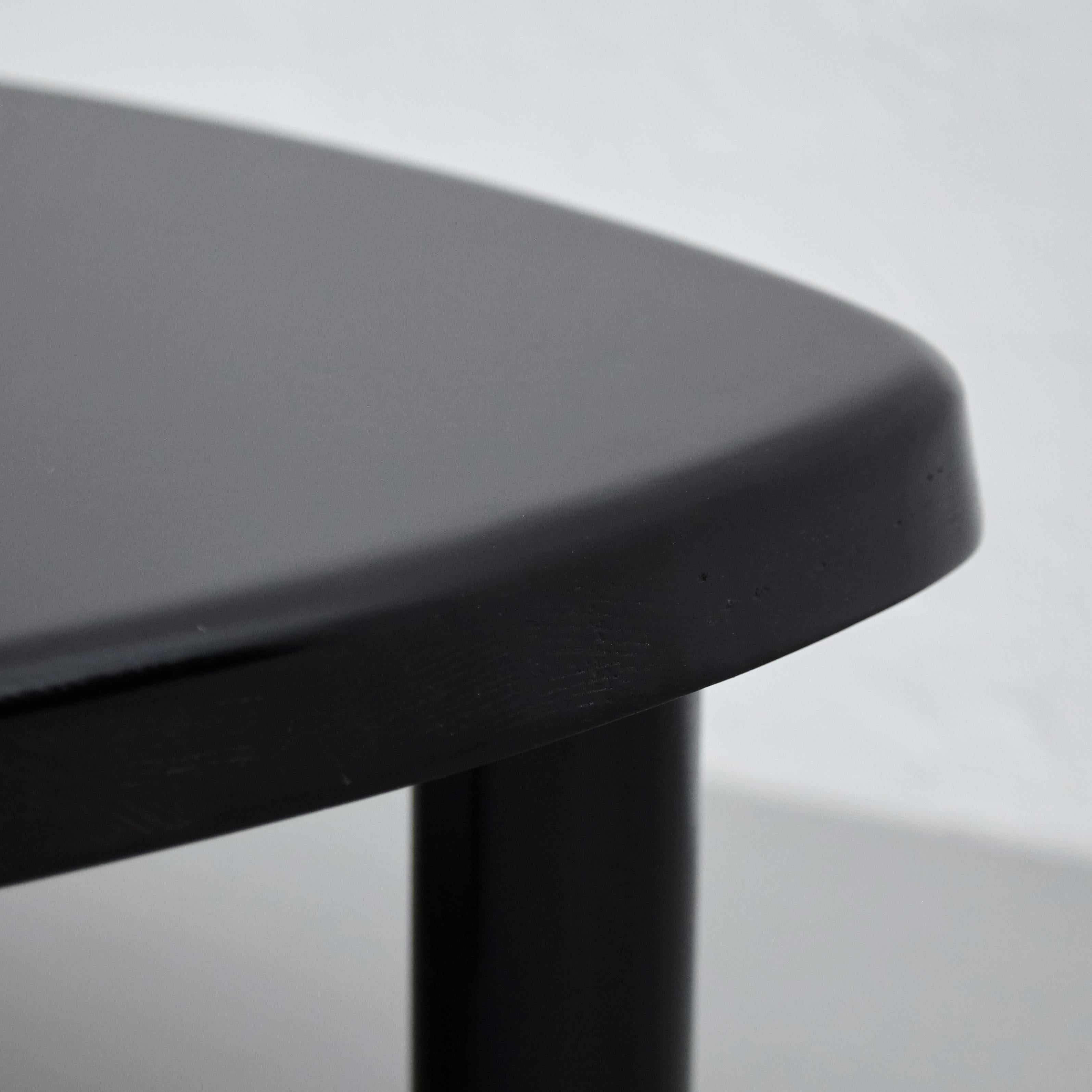 Pierre Chapo Special Black Edition T23 Wood Side Table 2