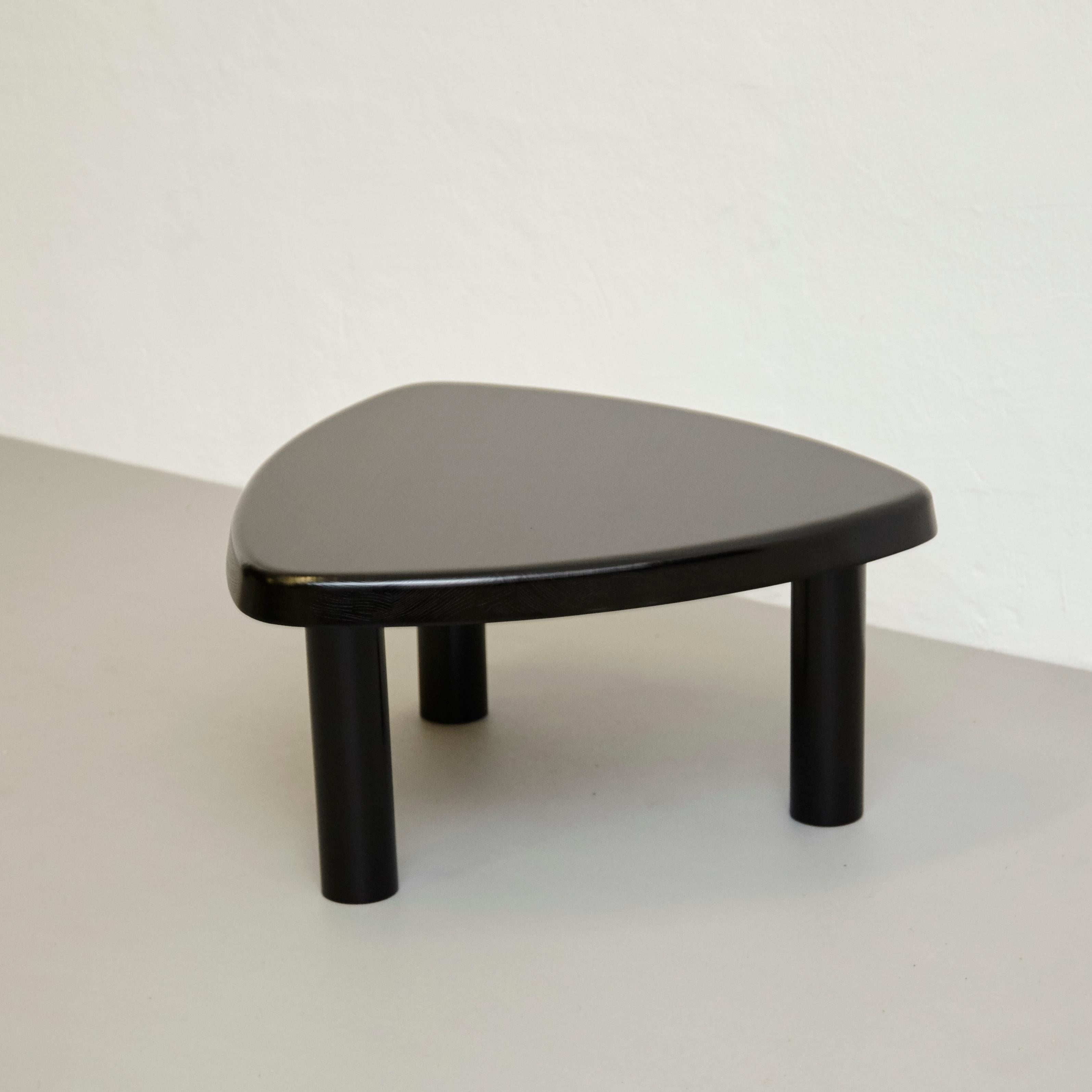 Pierre Chapo Special Black Edition T23 Wood Side Table 3