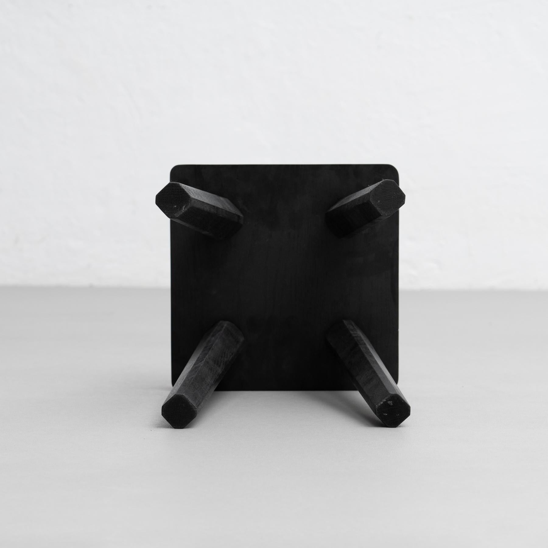 Pierre Chapo Special Black Wood Edition S01R Stool 1