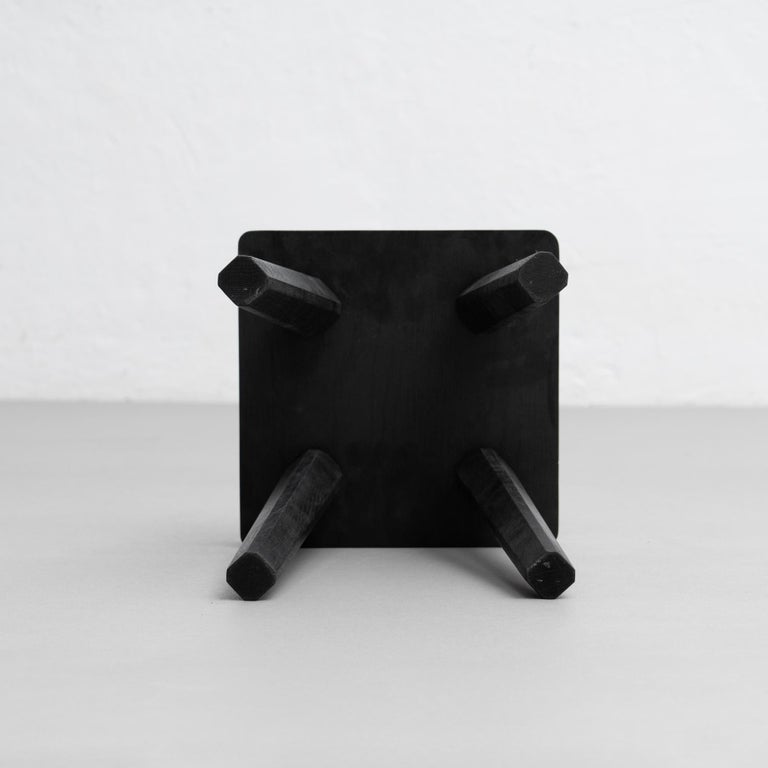Pierre Chapo Special Black Wood Edition S01R Stool For Sale 1