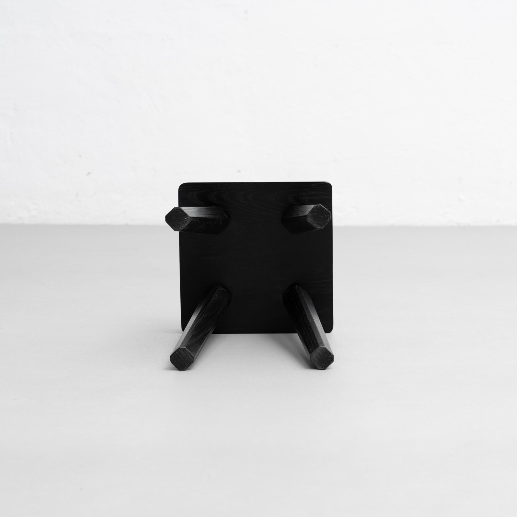 Pierre Chapo Special Black Wood Edition S01R Stool 1