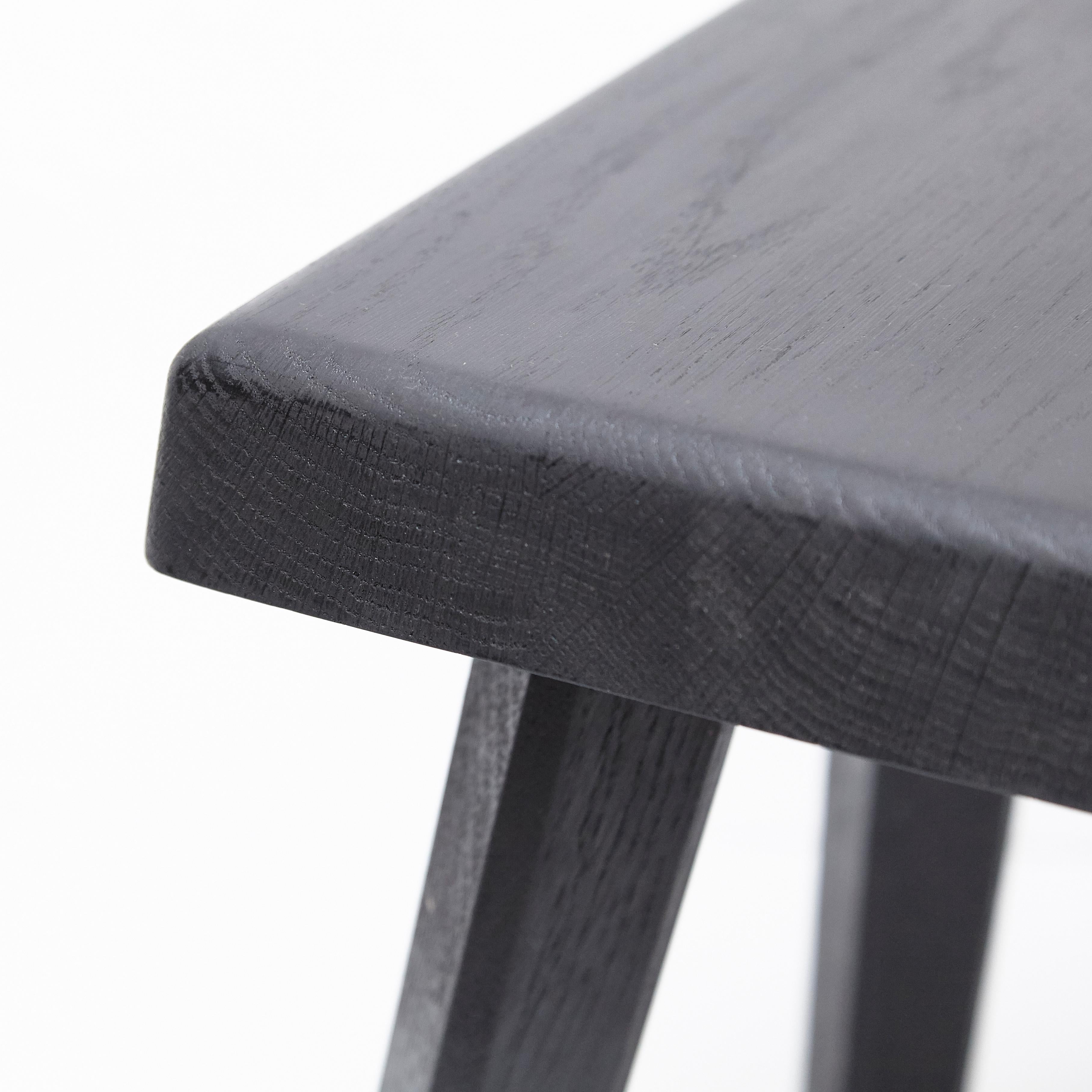 Pierre Chapo Special Black Wood Edition Stool 4