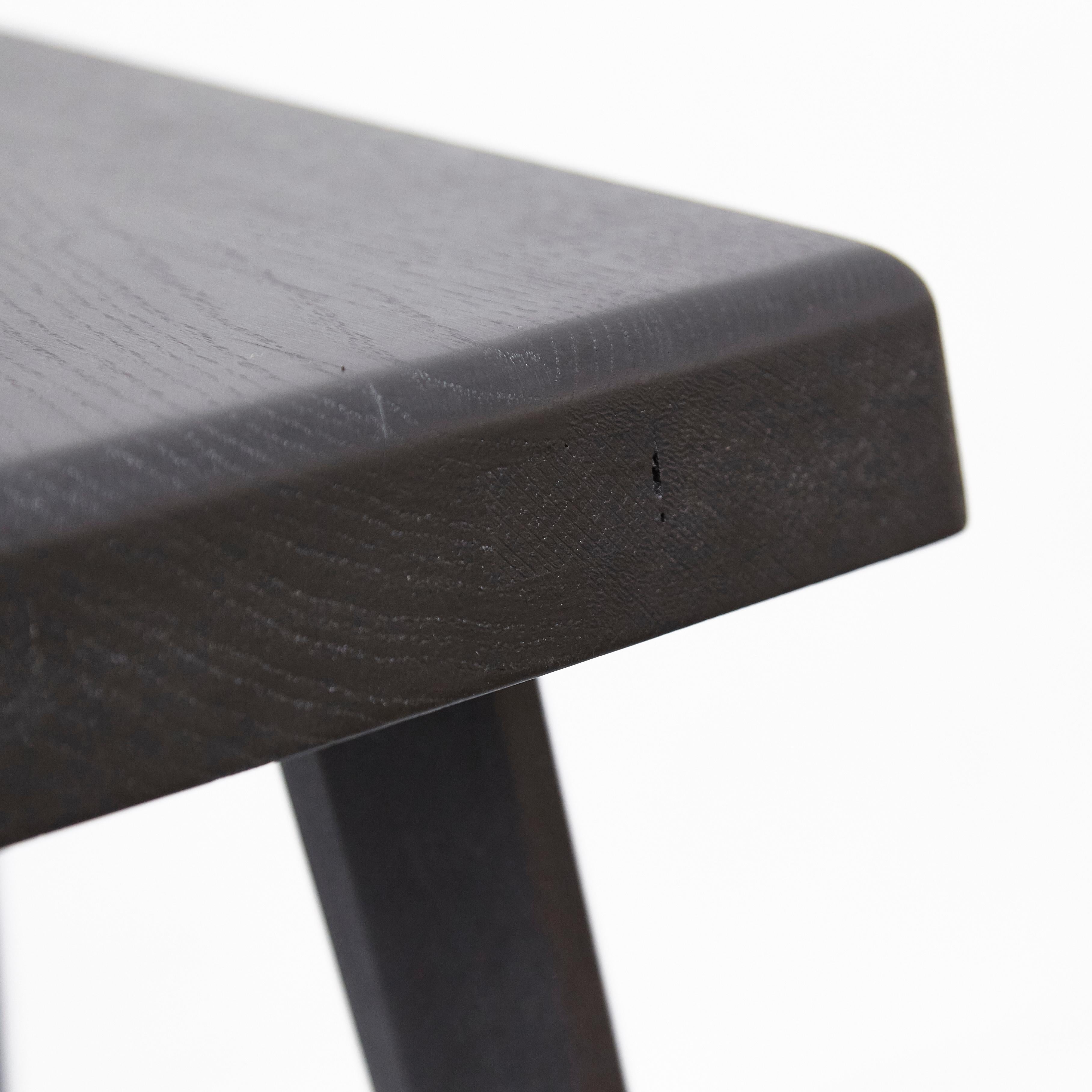 Pierre Chapo Special Black Wood Edition Stool 6