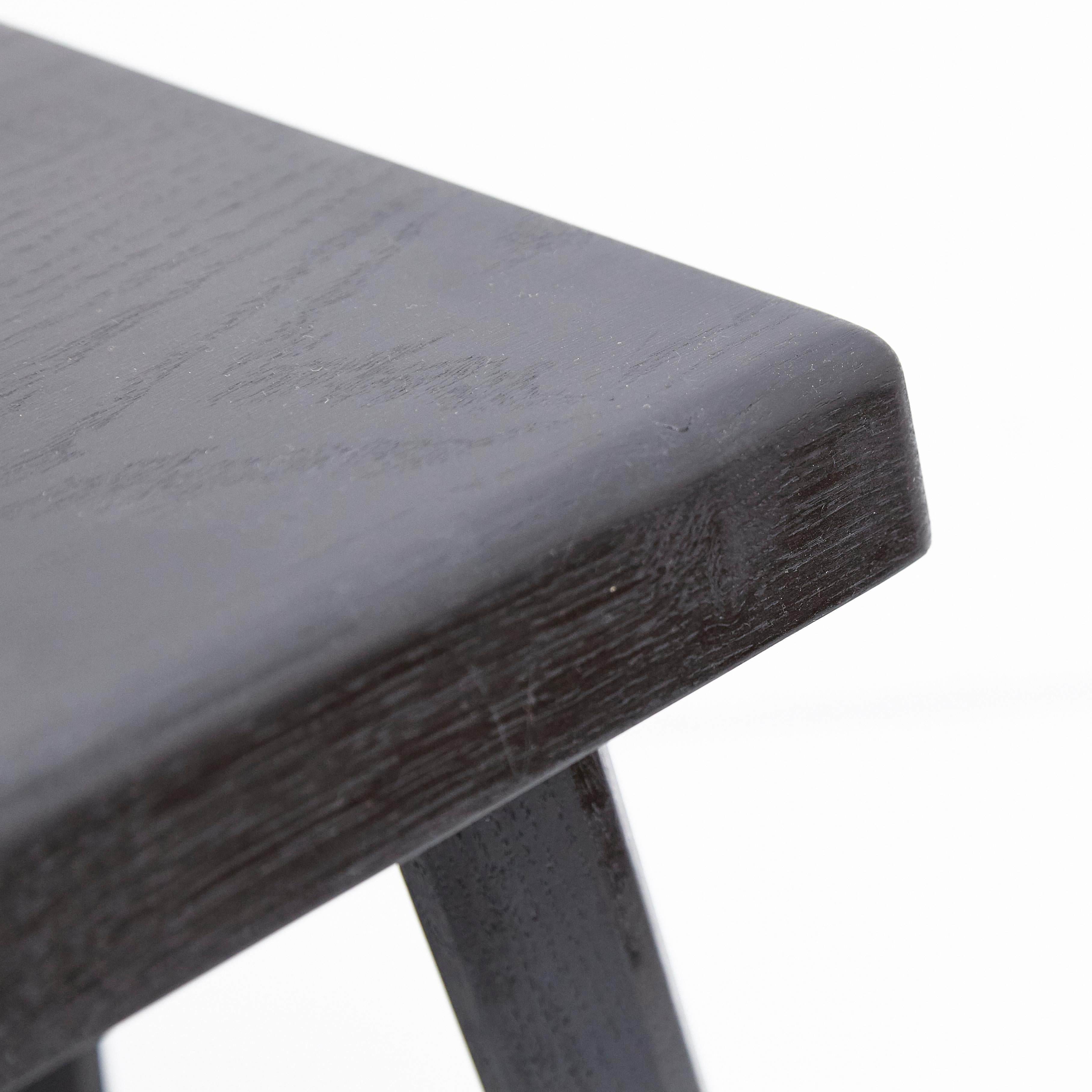Pierre Chapo Special Black Wood Edition Stool 2