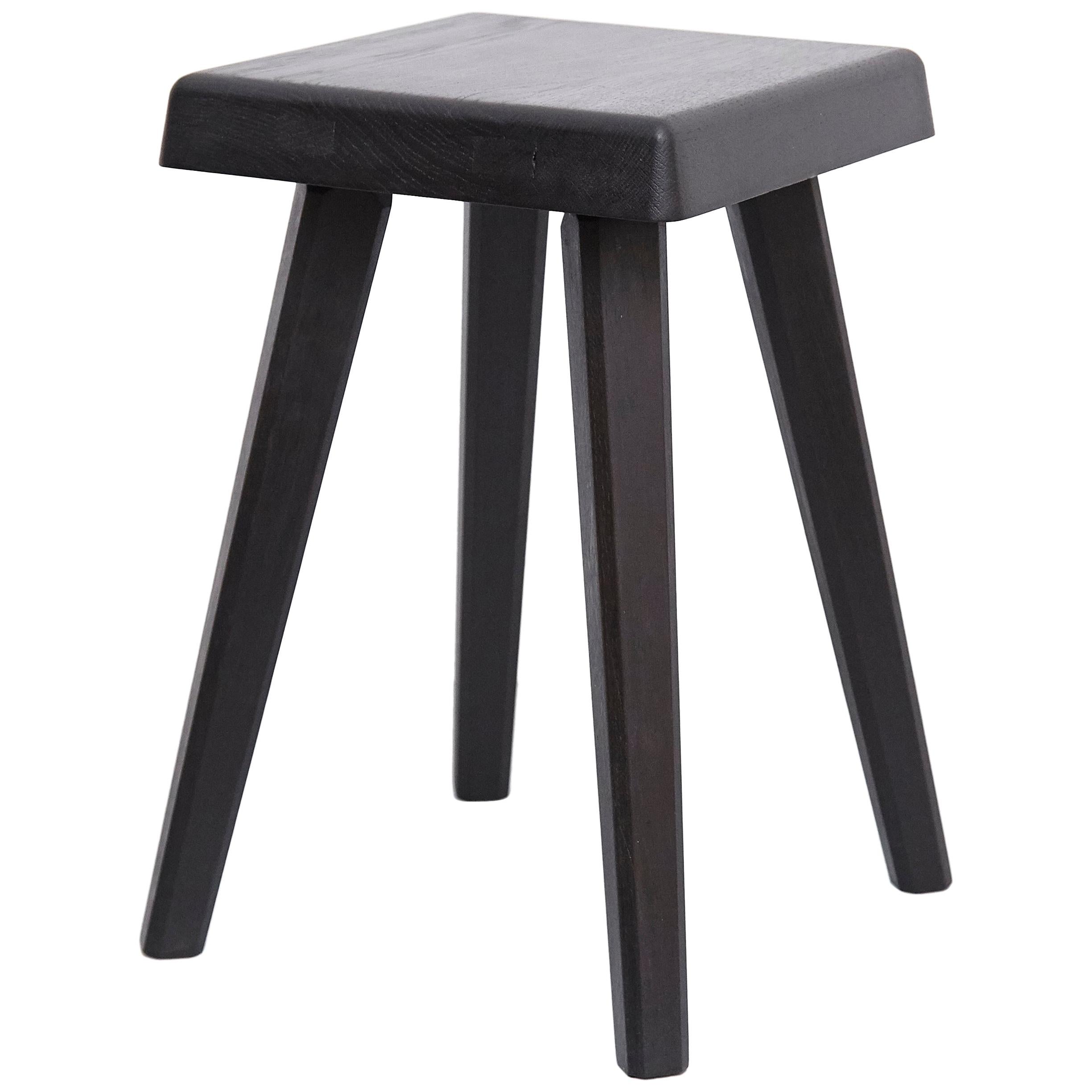 Pierre Chapo Special Black Wood Edition Stool