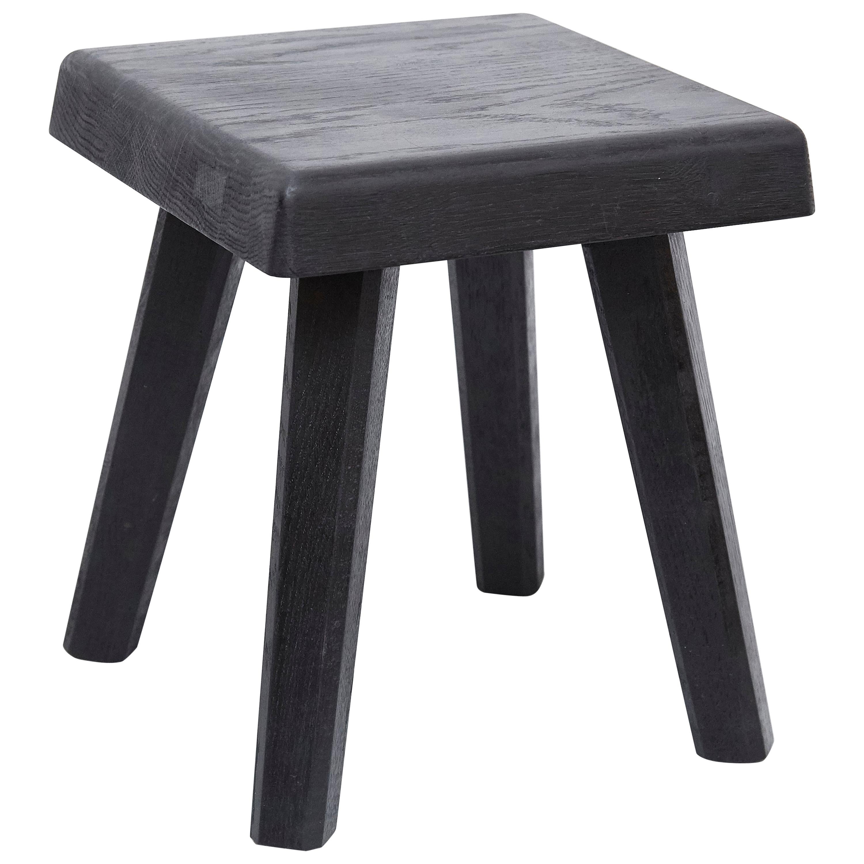 Pierre Chapo Special Black Wood Edition Stool